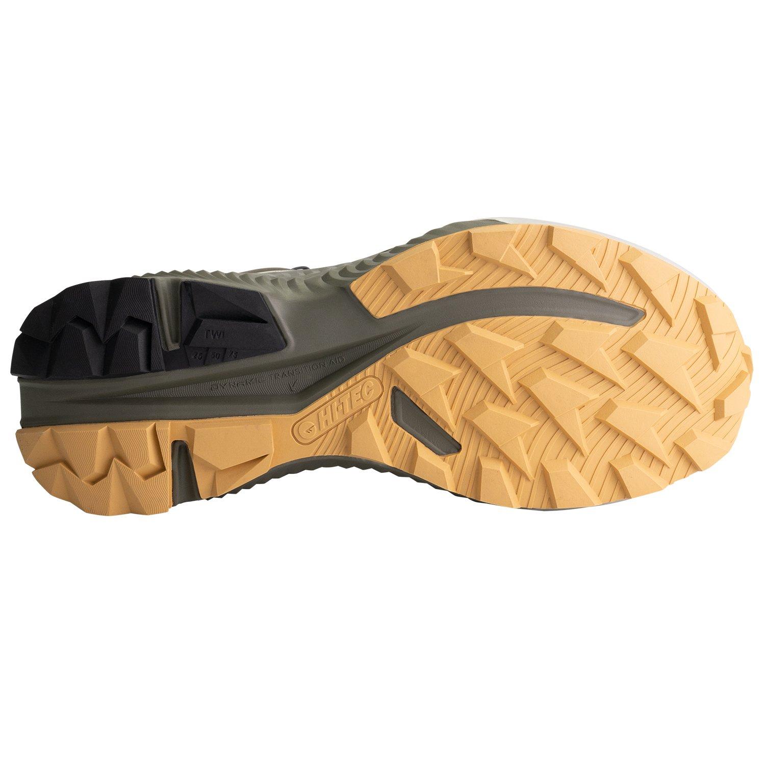 OlvNght/OlvGry - Hi Tec - Nomad Adventure Waterproof Hiking Shoes Mens - 6