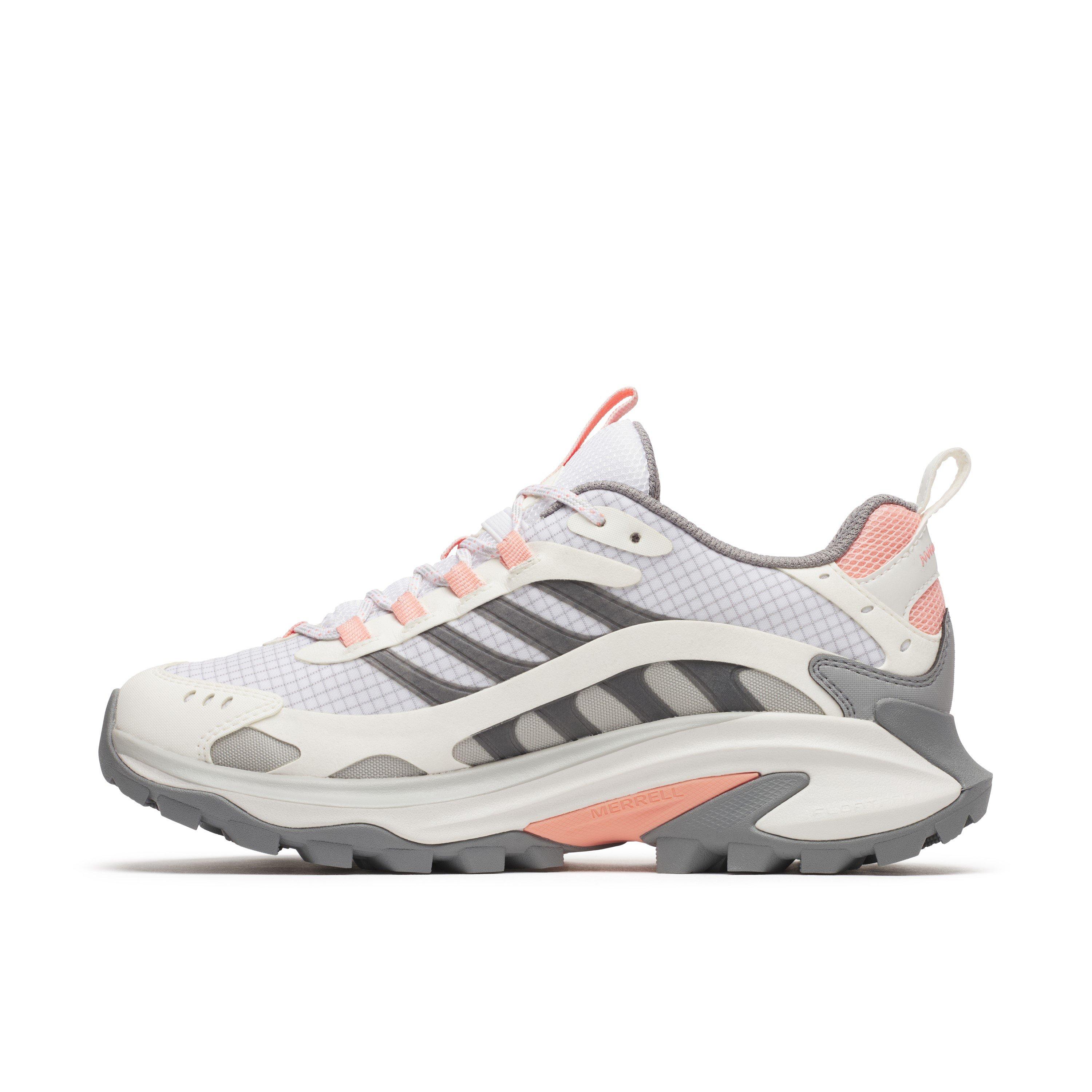 Blanco/Coral - Merrell - Moab Speed 2 GTX Hiking Shoe Womens - 2