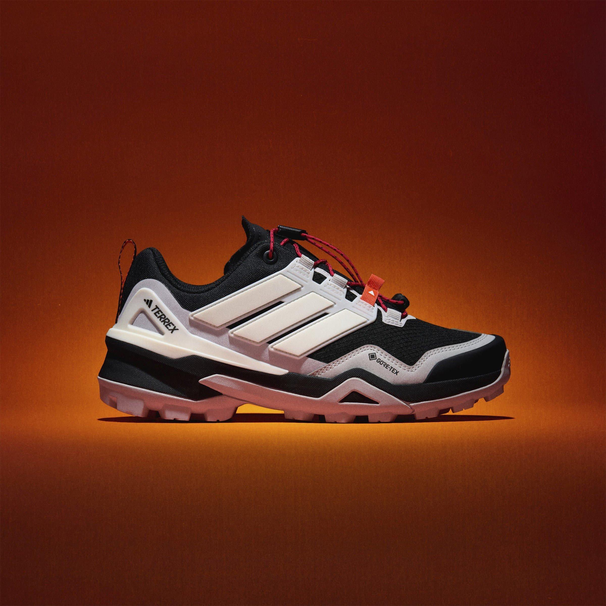 CBlack/Wht/Grey - adidas - Terrex Skychaser Gore-Tex Womens Hiking Shoes - 10