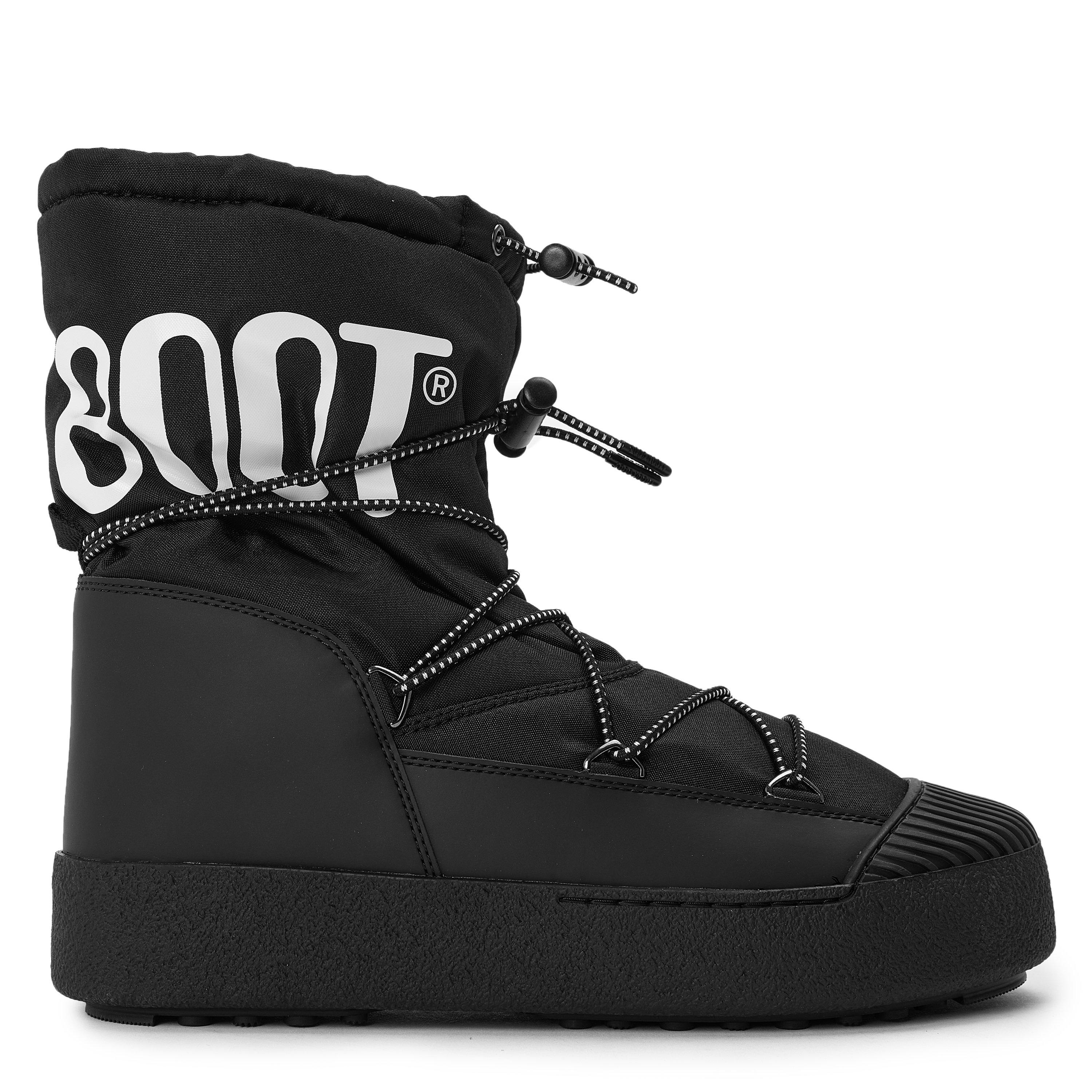 Moon Boot Mens Mtrack Polar Snow Boots - Black - Size 9.5 (44)