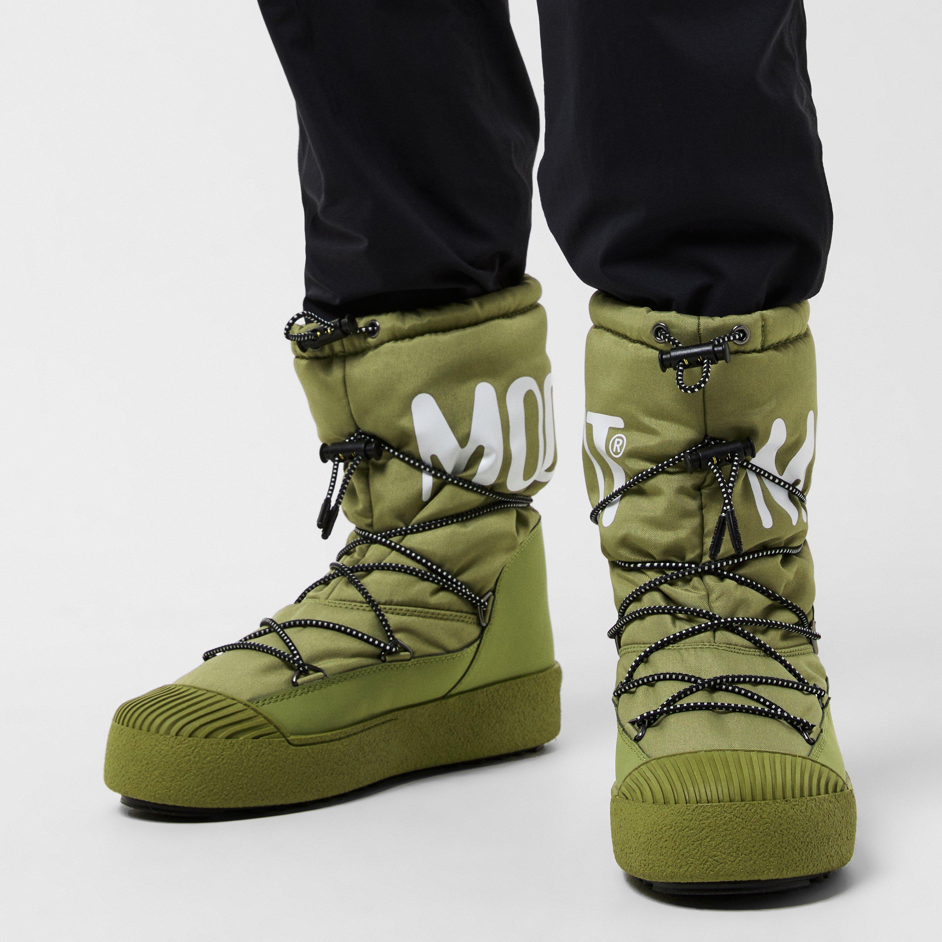 Khaki - Moon Boot - Mens Mtrack Polar Snow Boots - 3