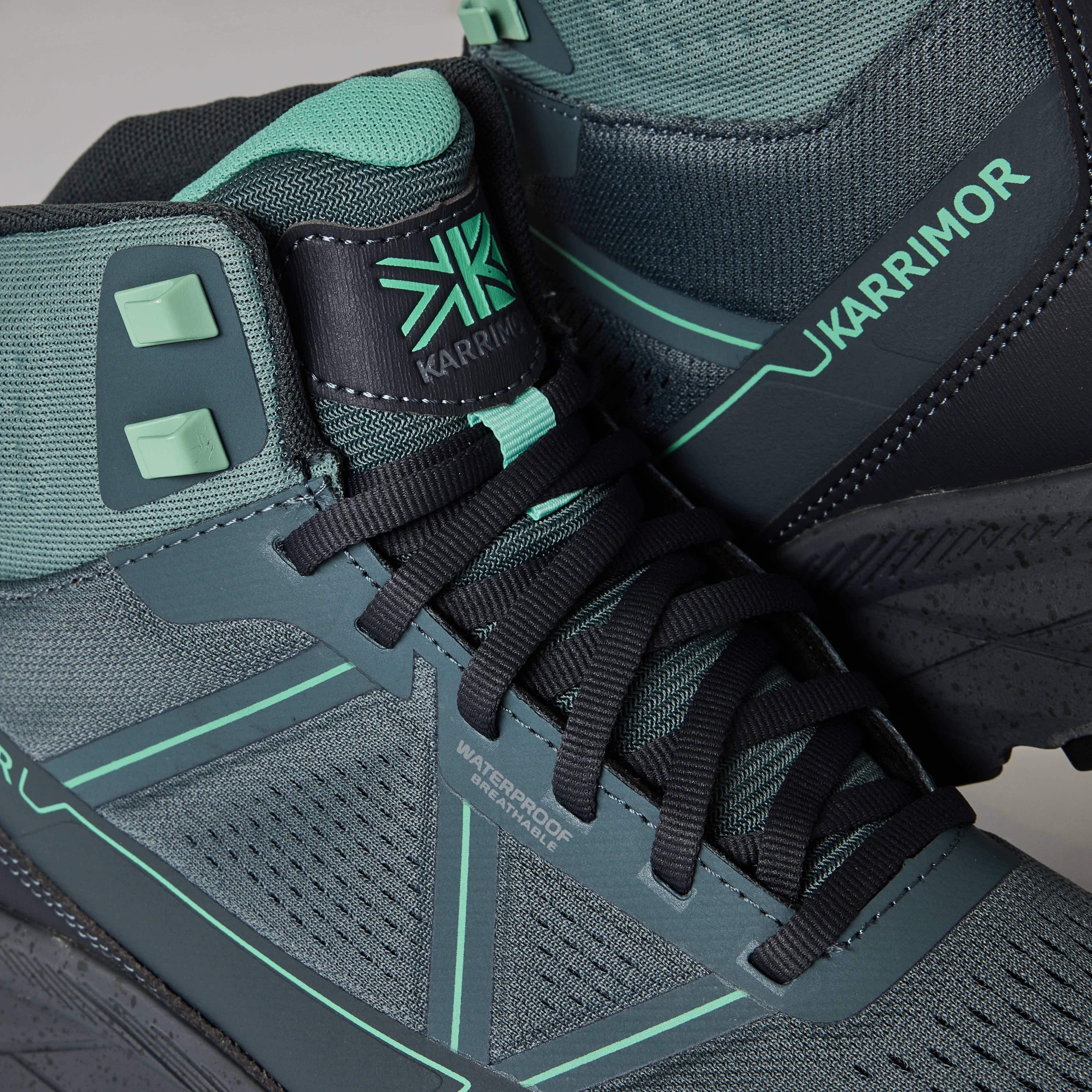 Teal - Karrimor - Waterproof Hiking Boots - 4