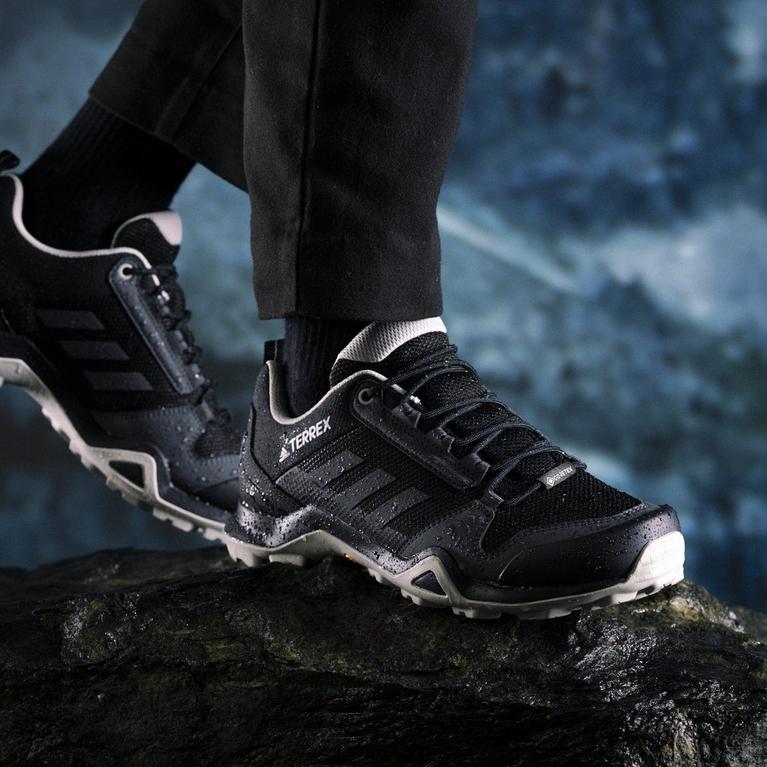 Noir/Gris - adidas - Terrex AX3 Gore-Tex Walking Shoes Ladies - 15