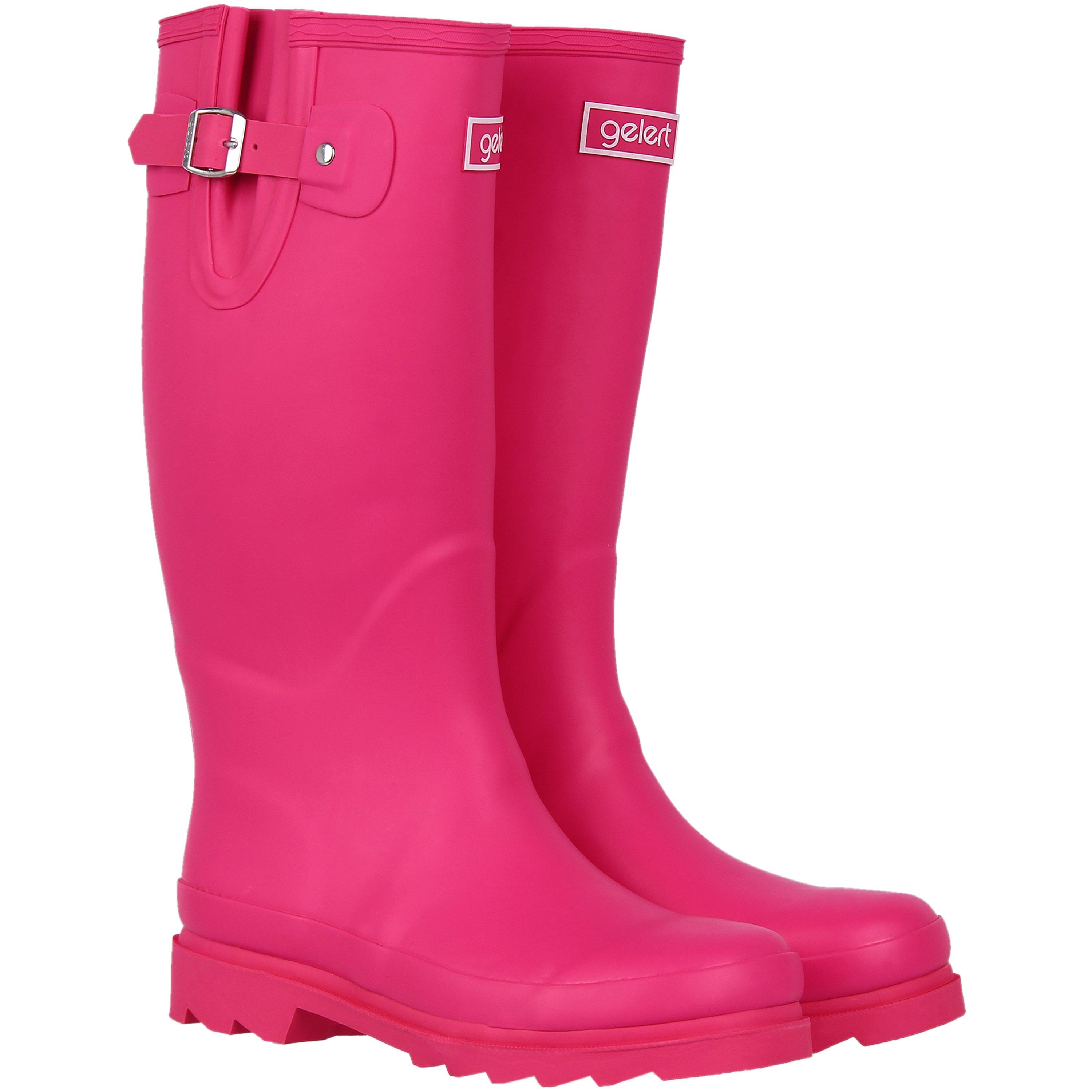 Pink - Gelert - Tall Welly Womens - 5