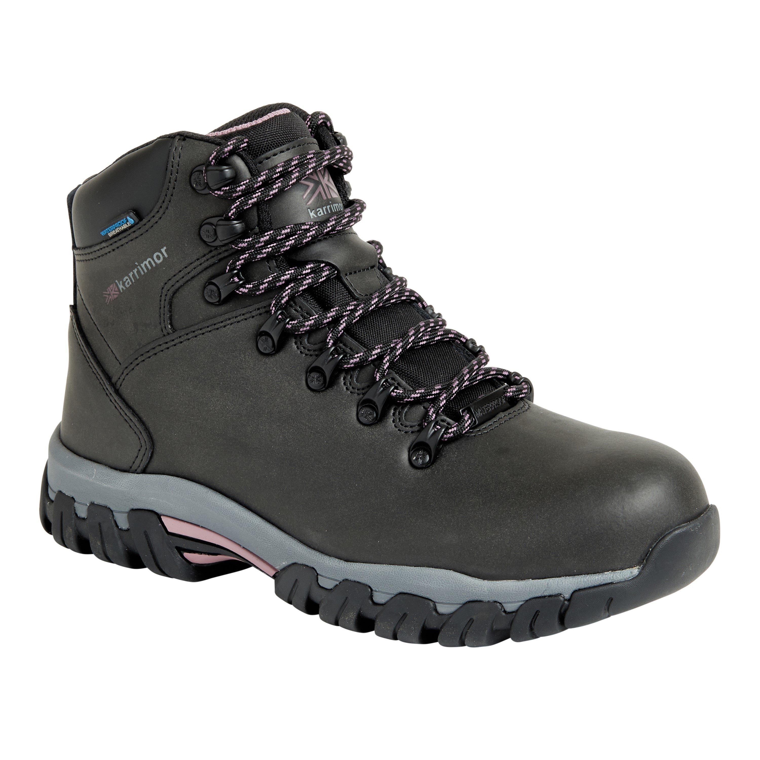 Karrimor Women's Mendip Waterproof Hiking Boots - Black - 7 (40)