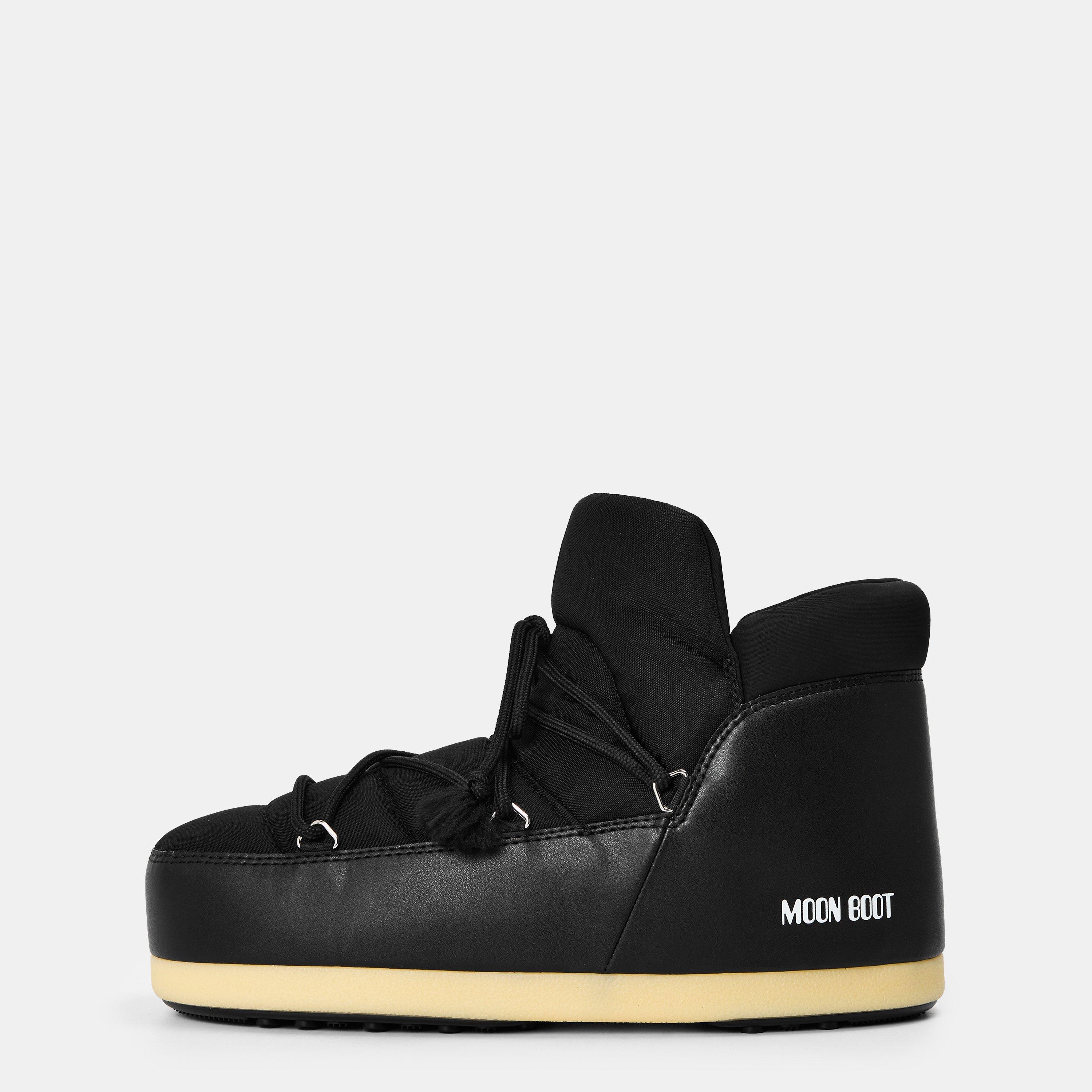 Black - Moon Boot - Men's Pump Nylon Snow Boots - 2