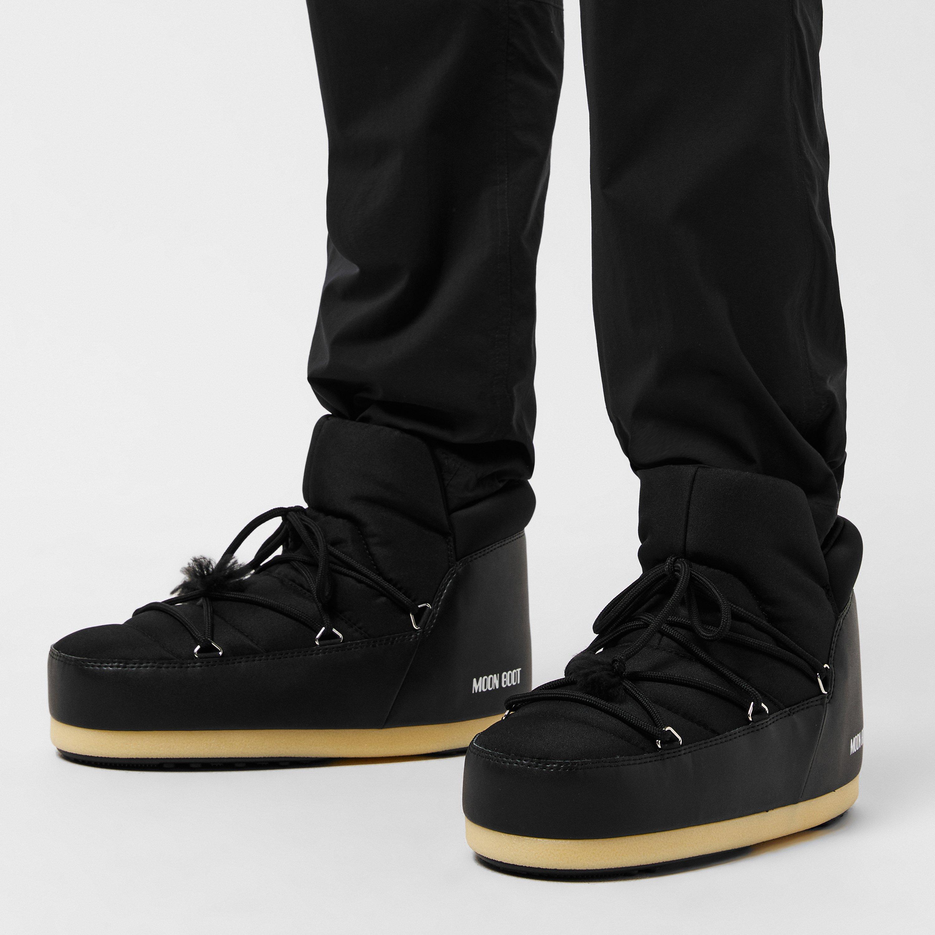 Black - Moon Boot - Men's Pump Nylon Snow Boots - 3