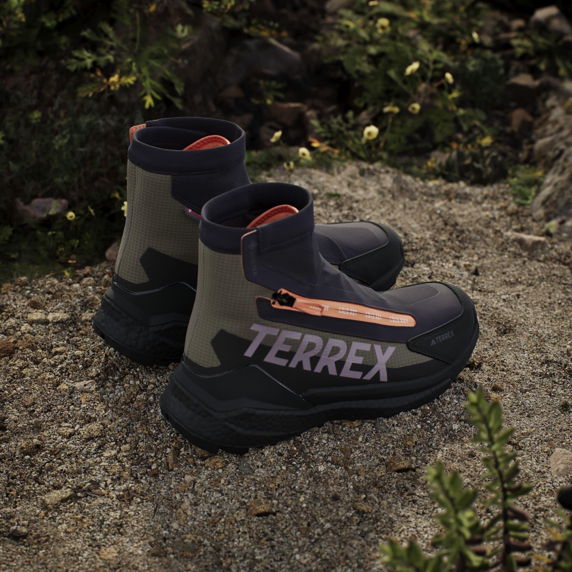 Olive Strata - adidas - Terrex Free Hiker Non-Waterproof Hiking Shoes - 15