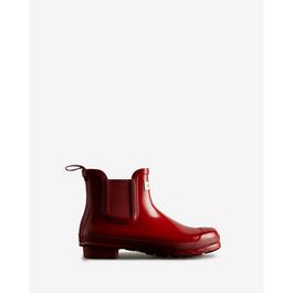 Hunter Chelsea Gloss Wellies Womens