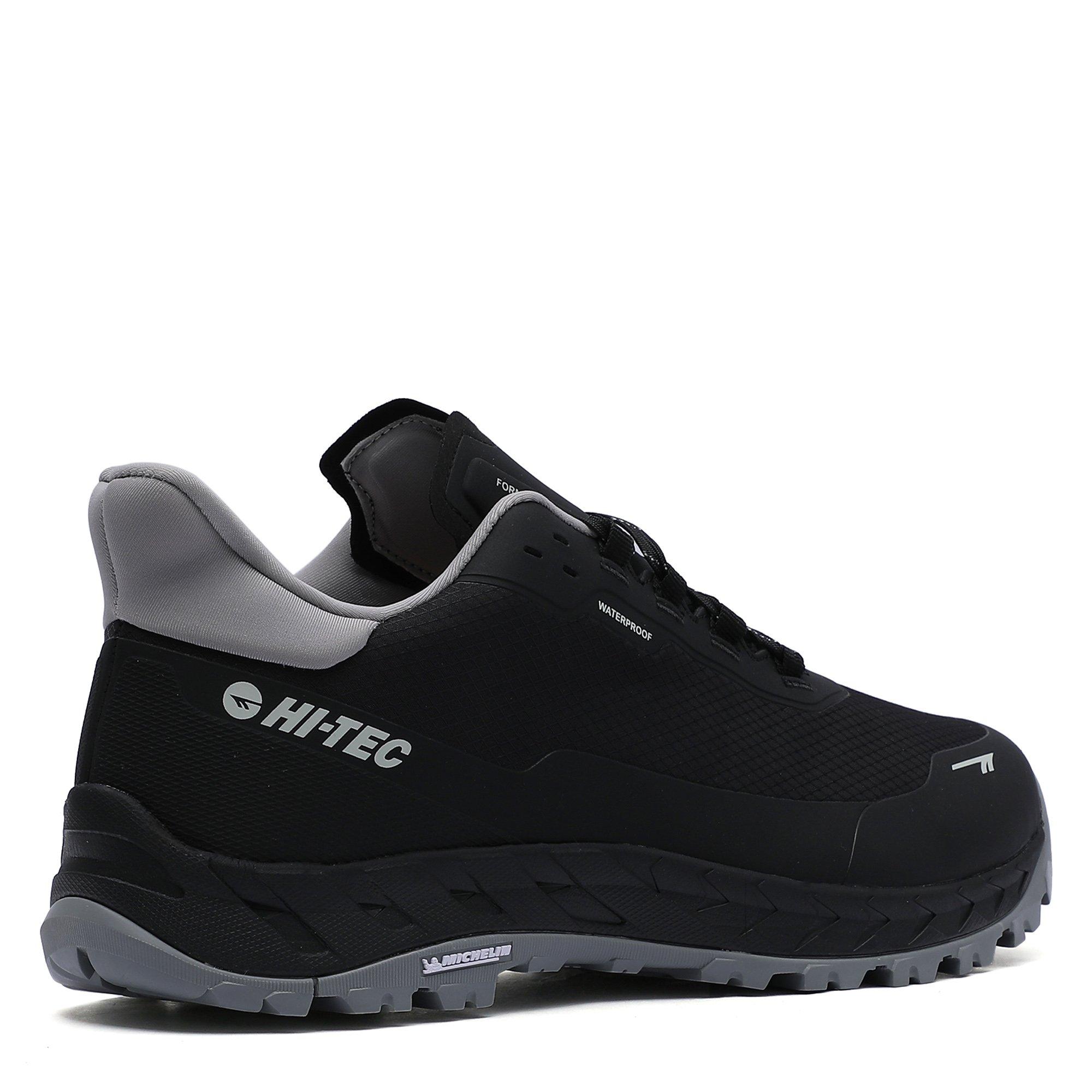 Blk/UlmateGry - Hi Tec - Altitude Waterproof Hiking Shoes Mens - 6
