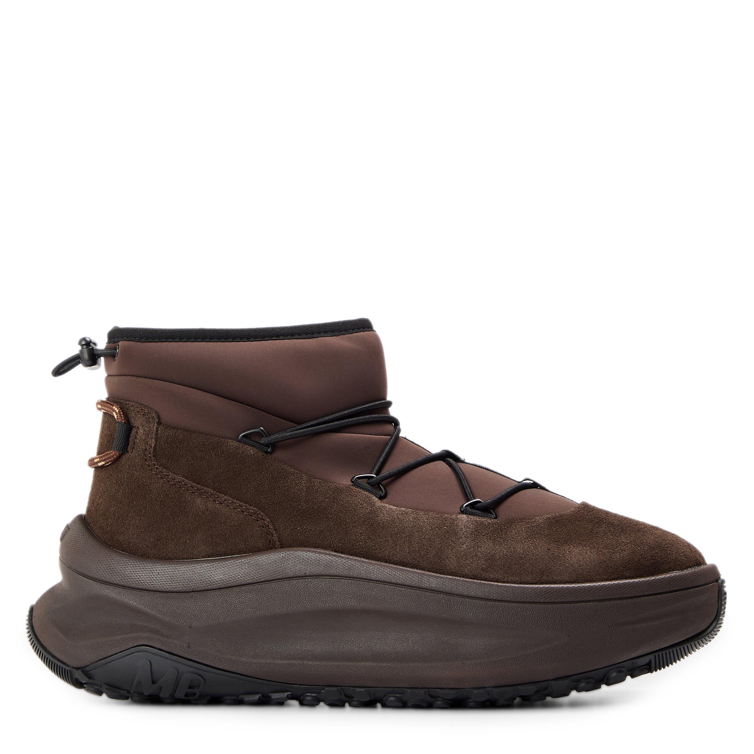 Moon Boot Men's Moon247 Slip On Snow Boots - Dark Brown - 9 (43)