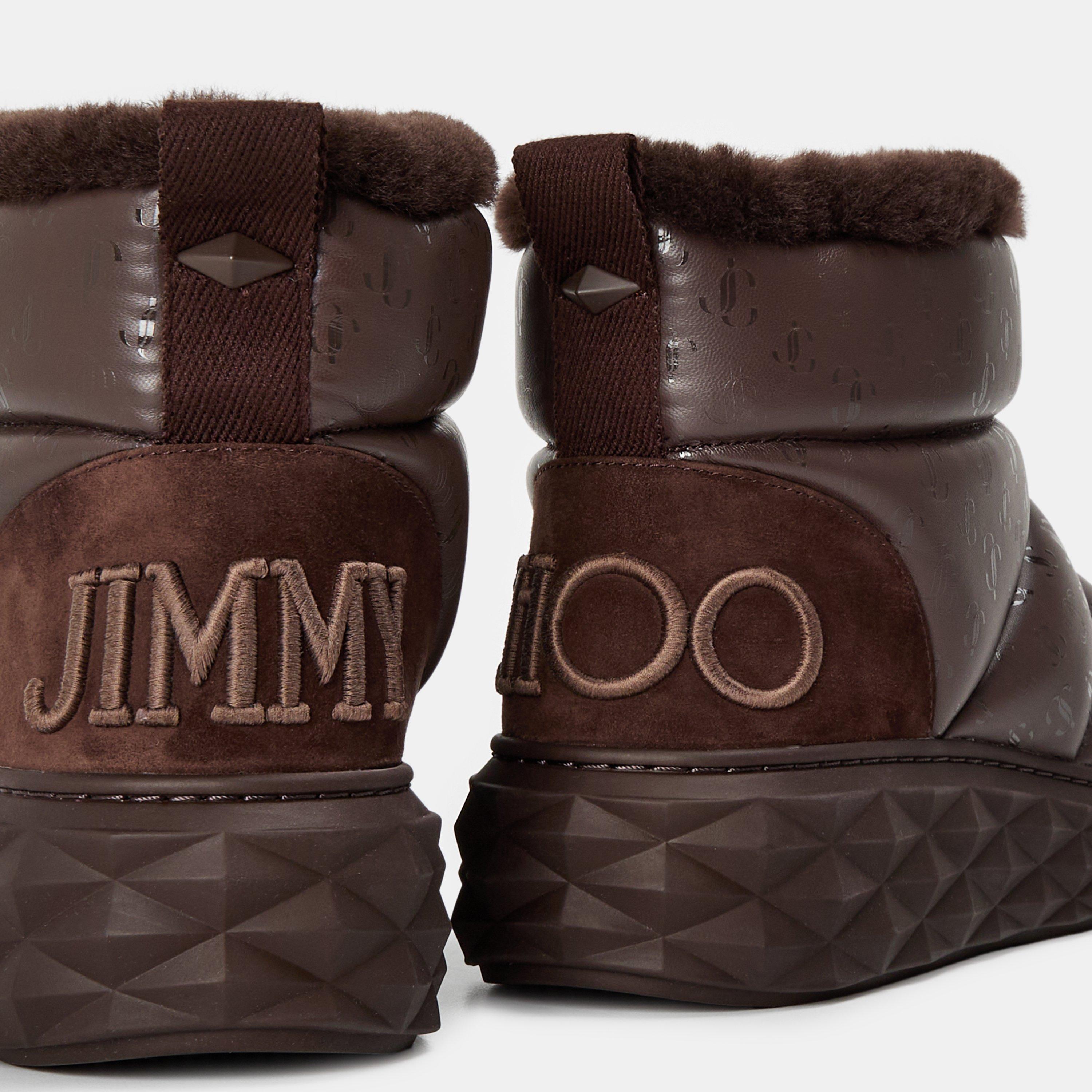 Chocolate - Jimmy Choo - Women's Xan Snow Boots - 4