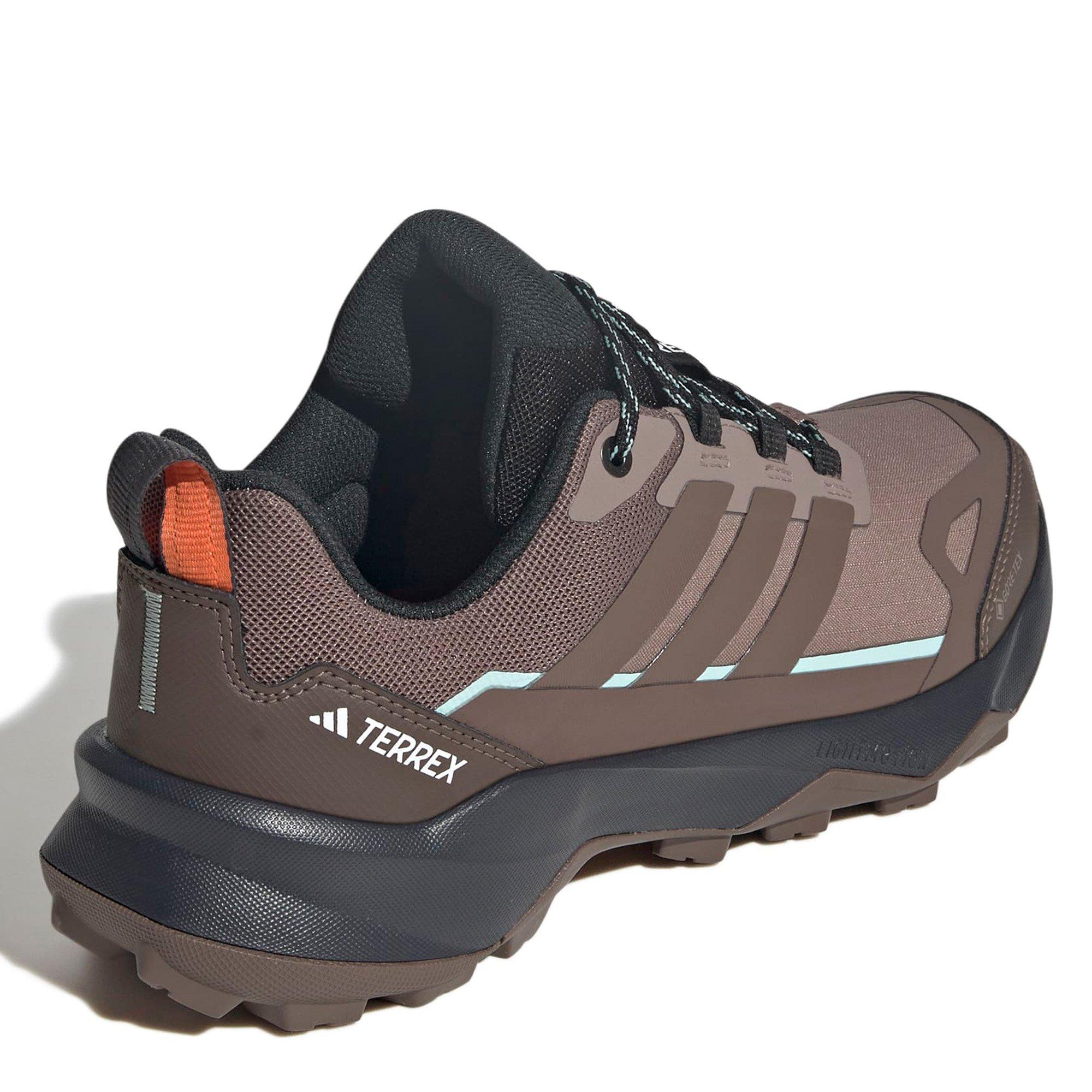 Brown/Orange - adidas - Terrex Skychaser AX5 GORE-TEX Womens Hiking Shoes - 6