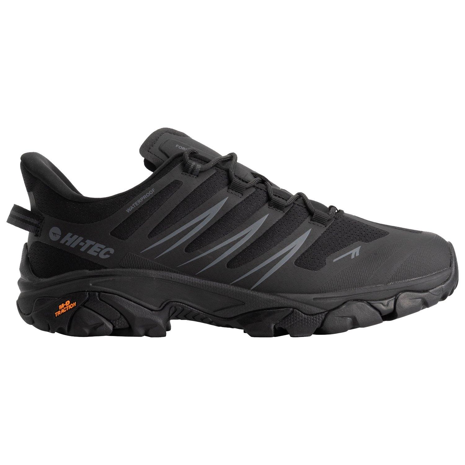 Black/Charcoal - Hi Tec - Hi Tarantula Lite Waterproof Mens Hiking Shoes - 3