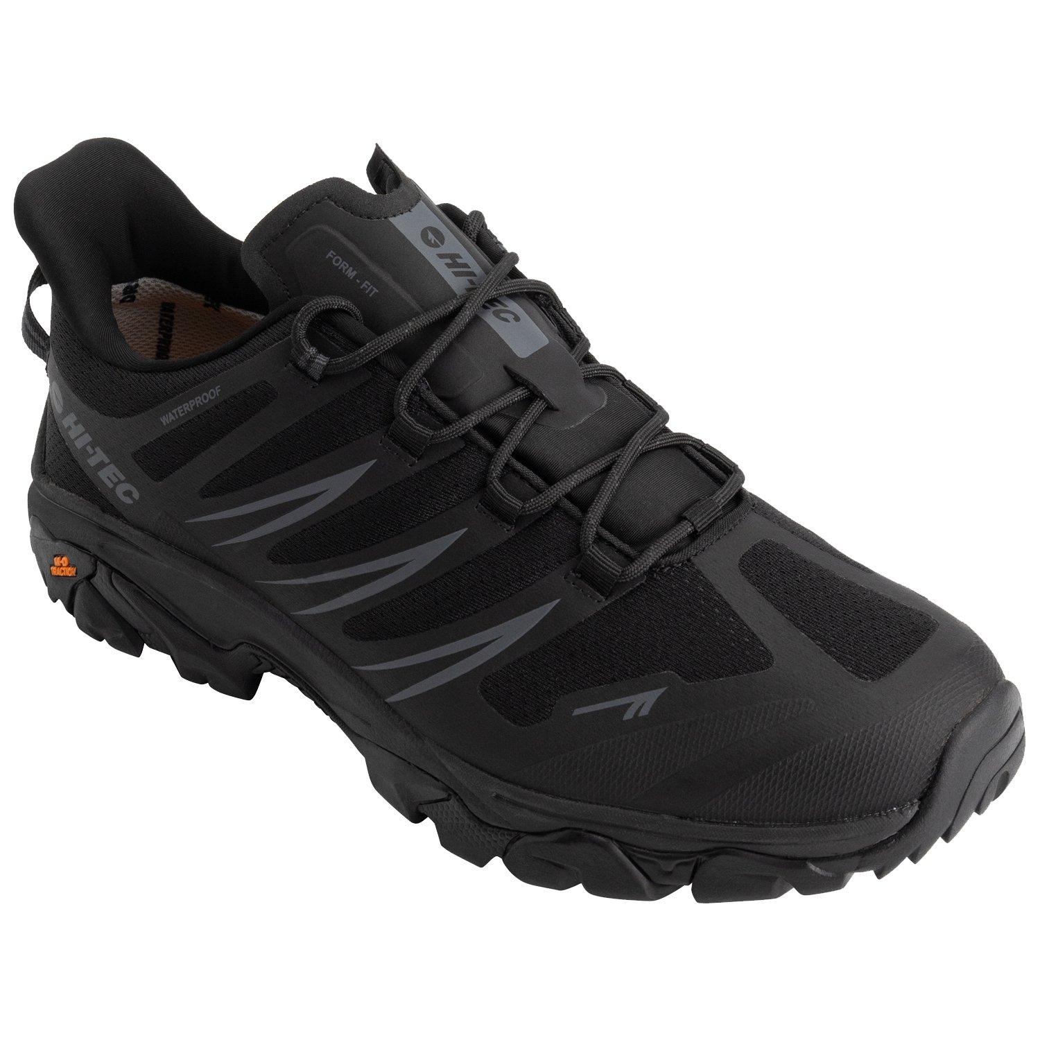 Black/Charcoal - Hi Tec - Hi Tarantula Lite Waterproof Mens Hiking Shoes - 4