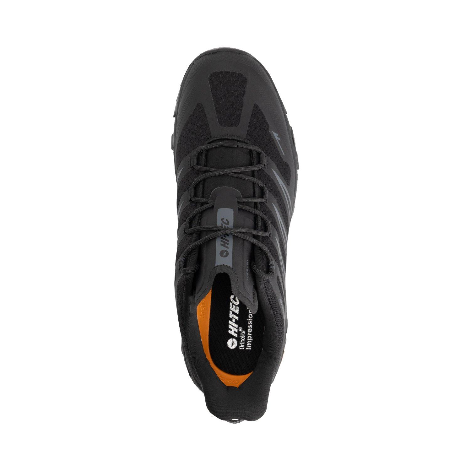 Black/Charcoal - Hi Tec - Hi Tarantula Lite Waterproof Mens Hiking Shoes - 5