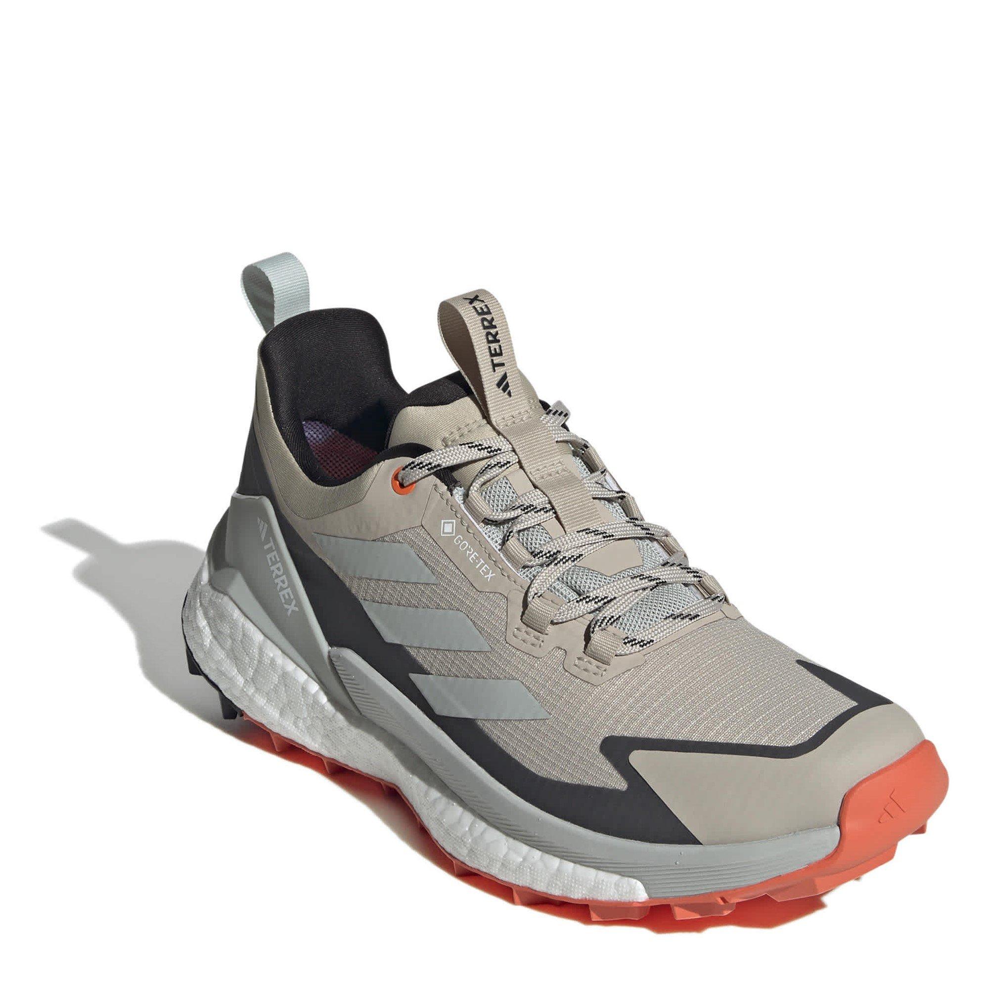 Beige/Zwart/Oranje - adidas - Terrex Free Hiker 2 Low Gtx W Hiking Shoes Womens - 3