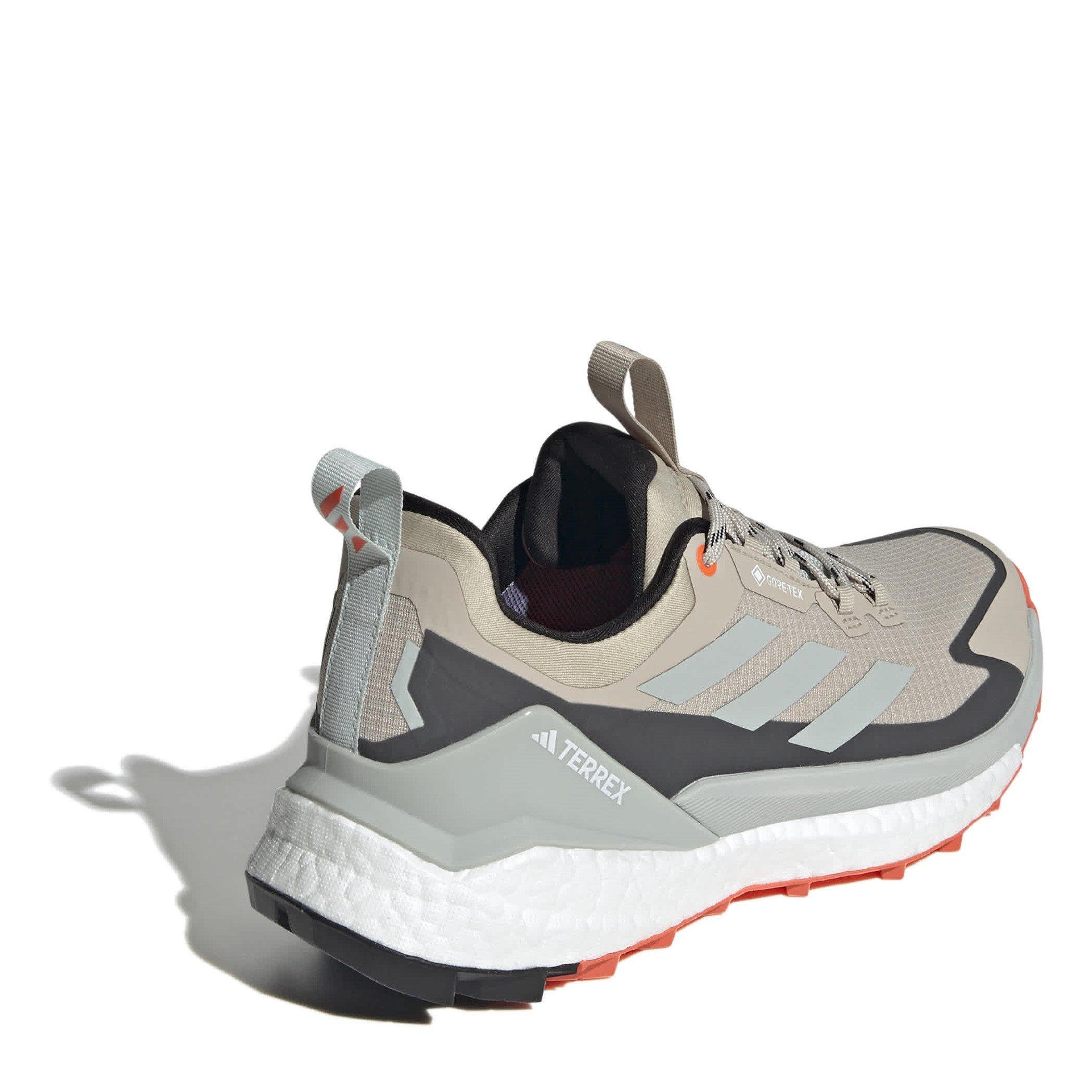 Beige/Zwart/Oranje - adidas - Terrex Free Hiker 2 Low Gtx W Hiking Shoes Womens - 4