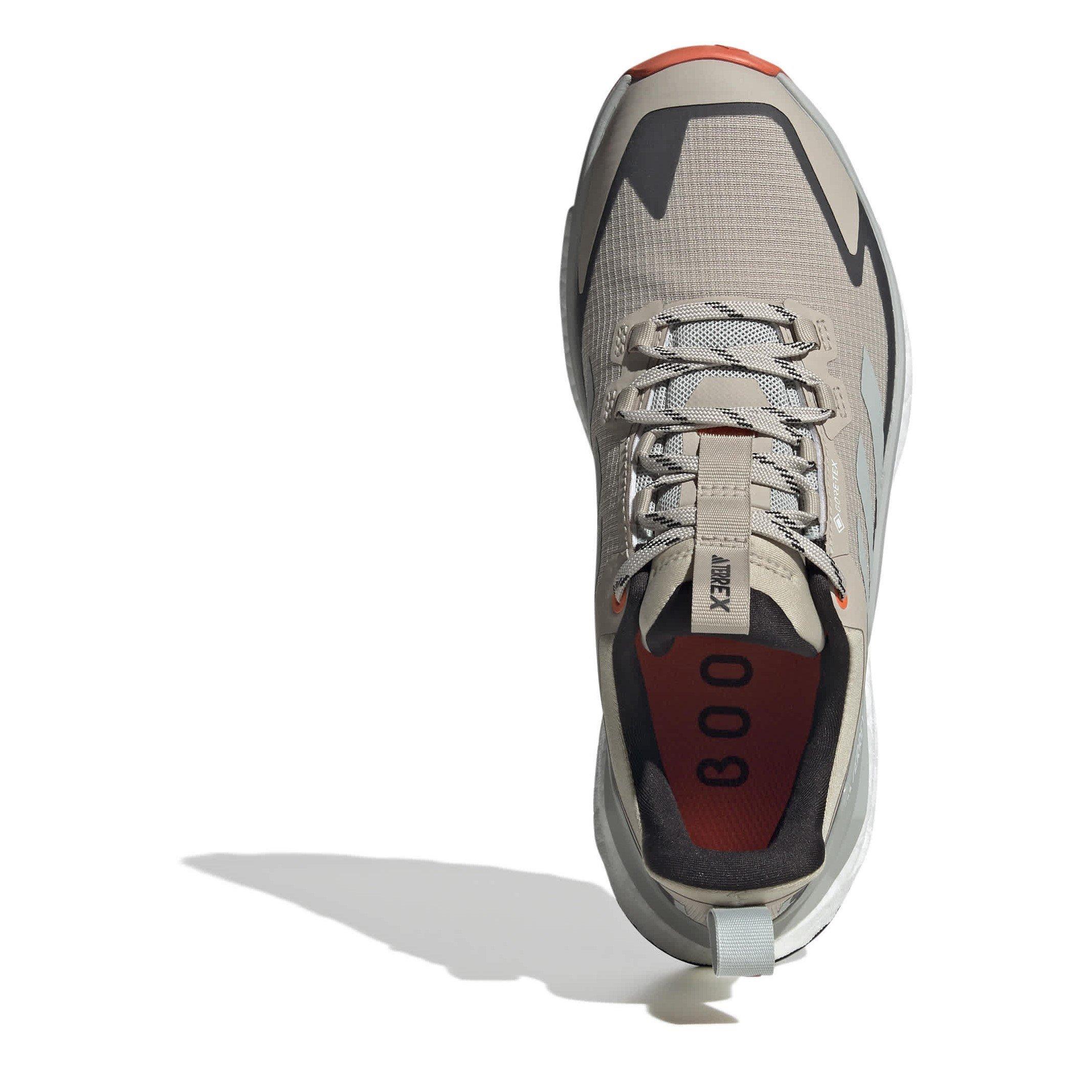 Beige/Zwart/Oranje - adidas - Terrex Free Hiker 2 Low Gtx W Hiking Shoes Womens - 5