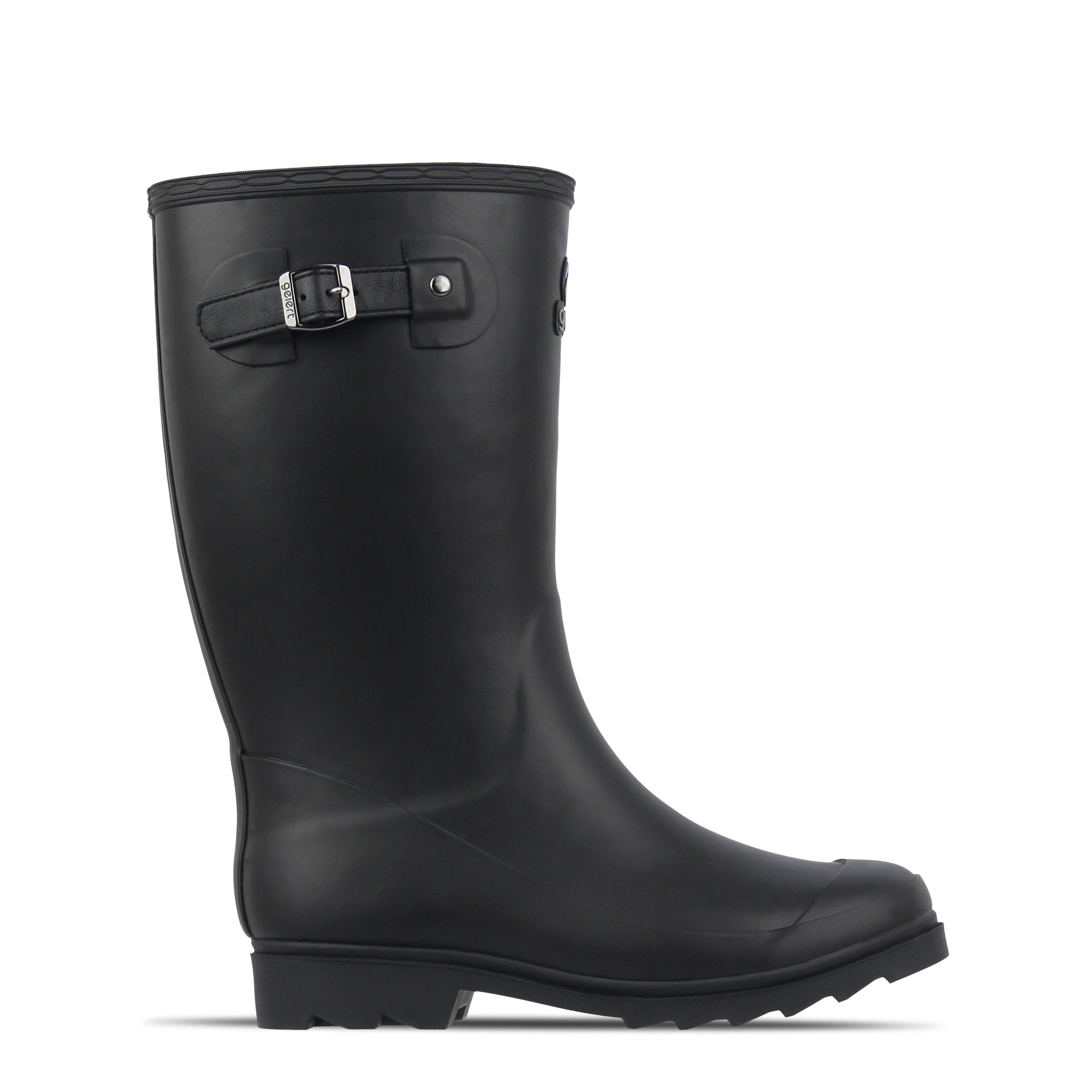 Gelert Women's Fur Lined Welly Boot - Black - 5 (38)