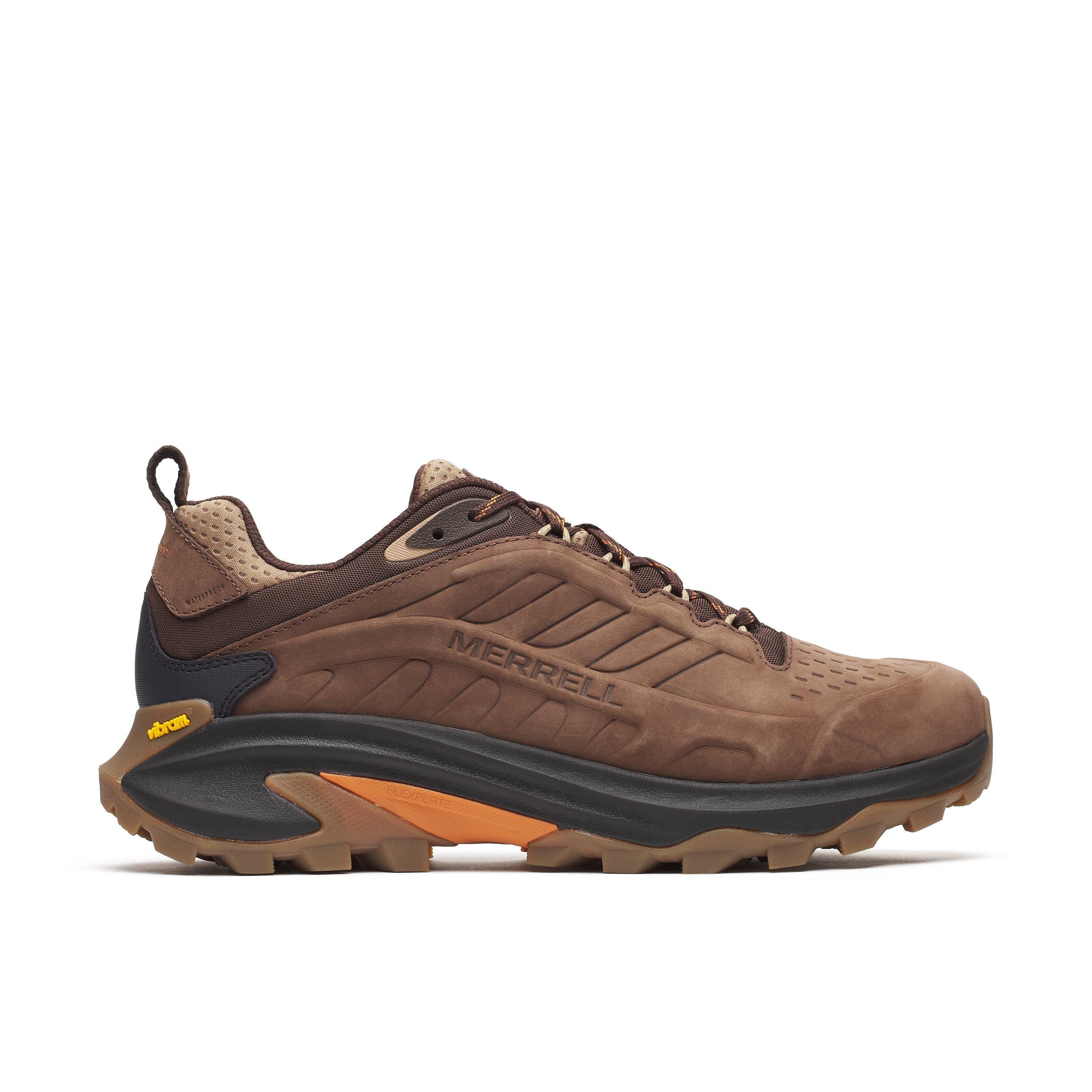 Merrell Men's Moab Speed 2 Leather Waterproof Hiking Shoe - Mole - 8 (42)