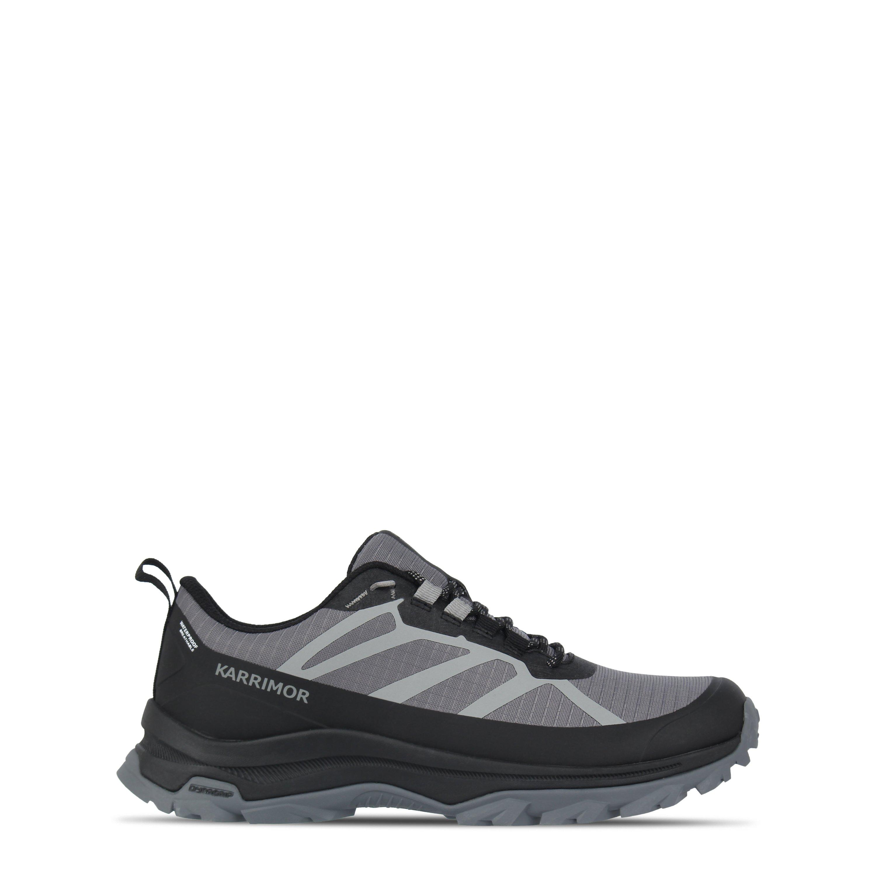 Black/Grey - Karrimor - Pennine Waterproof Walking Shoes Mens - 1