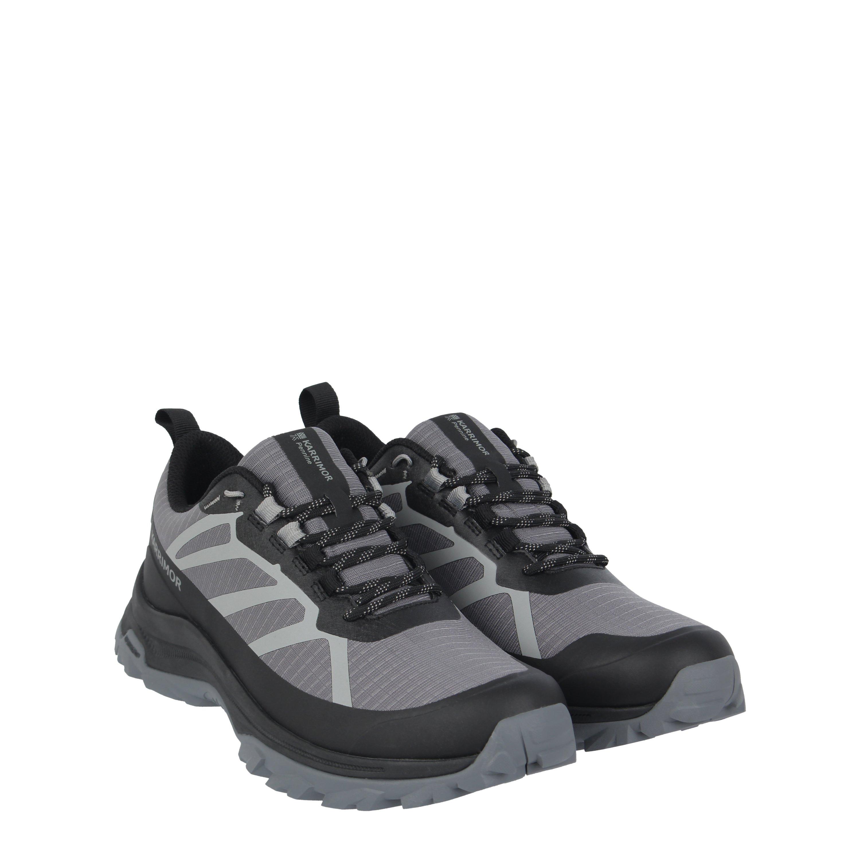 Black/Grey - Karrimor - Pennine Waterproof Walking Shoes Mens - 3