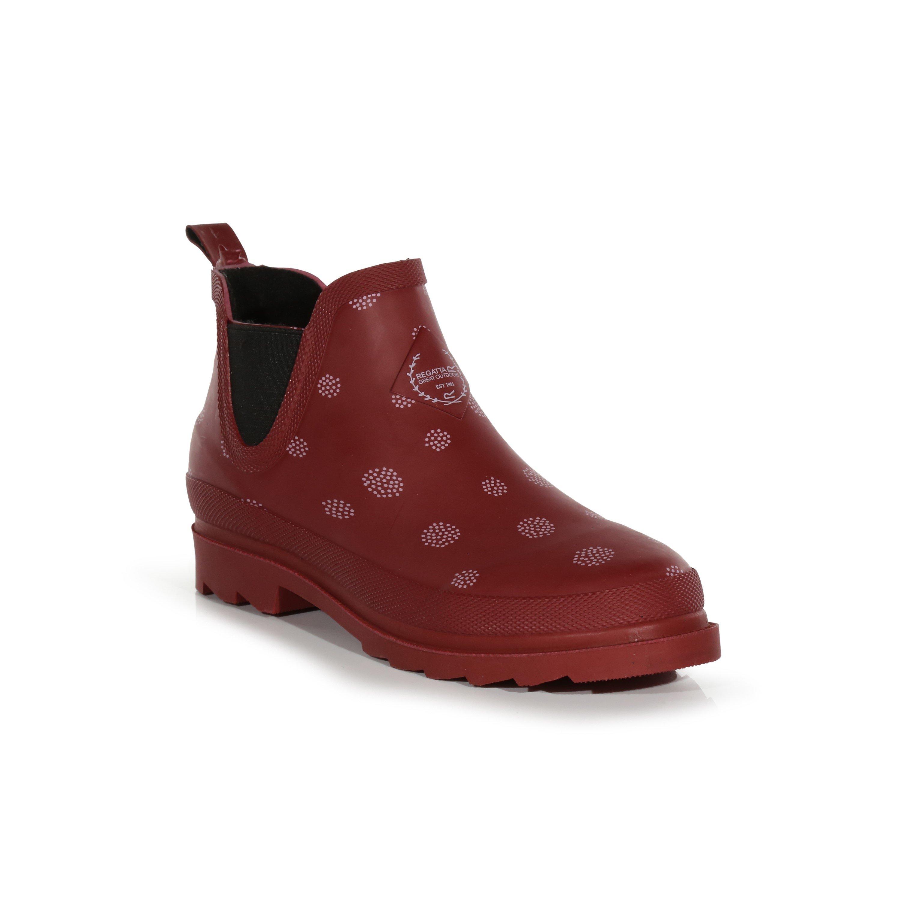 Regatta Women's Lady Harper Wellies - Cabernet Dot - 4 (37)
