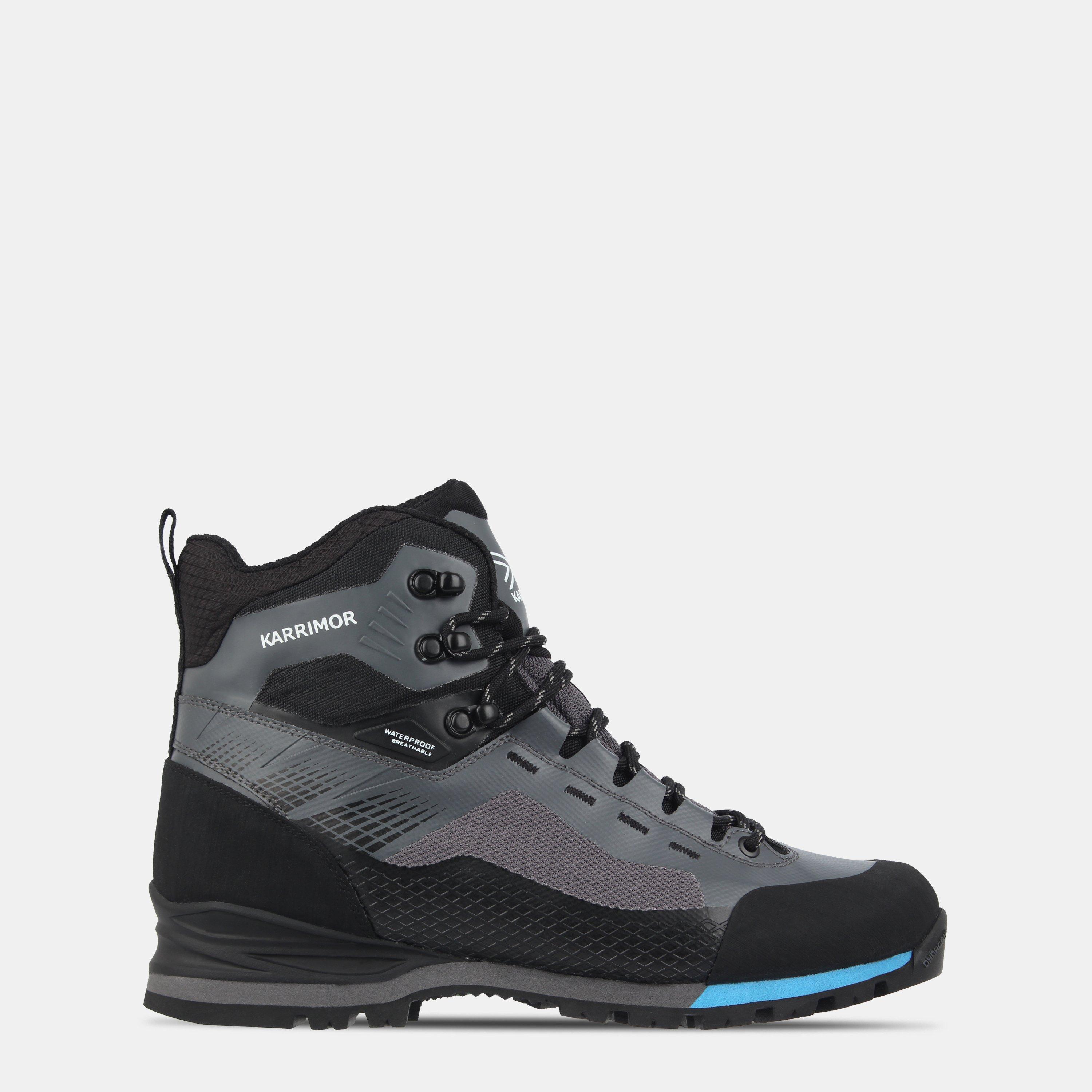 Charcoal/Black - Karrimor - Ridge Waterproof Hiking Boot Mens - 1
