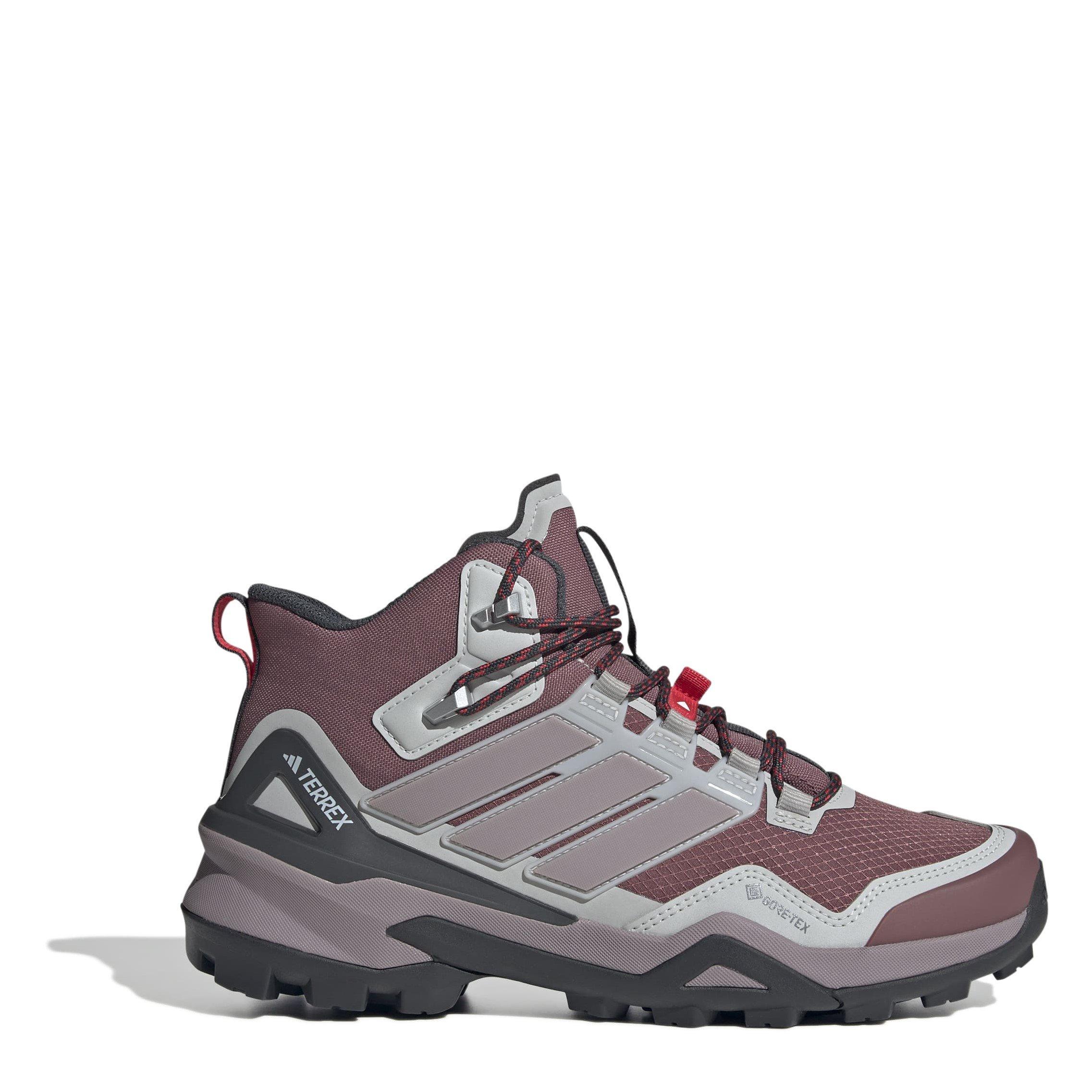 Adidas Women's Non-Waterproof Hiking Boots - Crmsn/Fig/Gry - 4.5 (37.3)