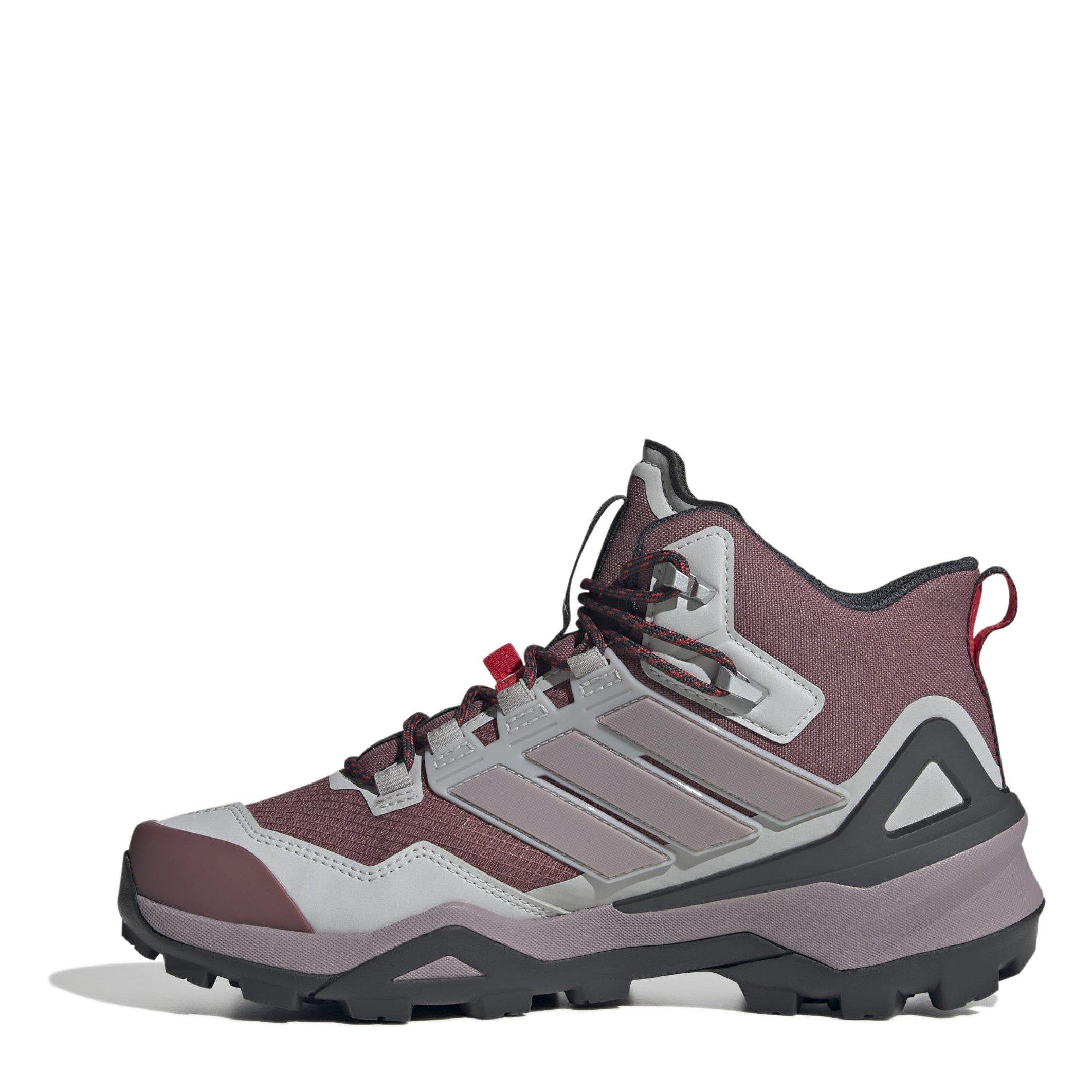 Crmsn/Fig/Gry - adidas - Non-Waterproof Hiking Boots - 2