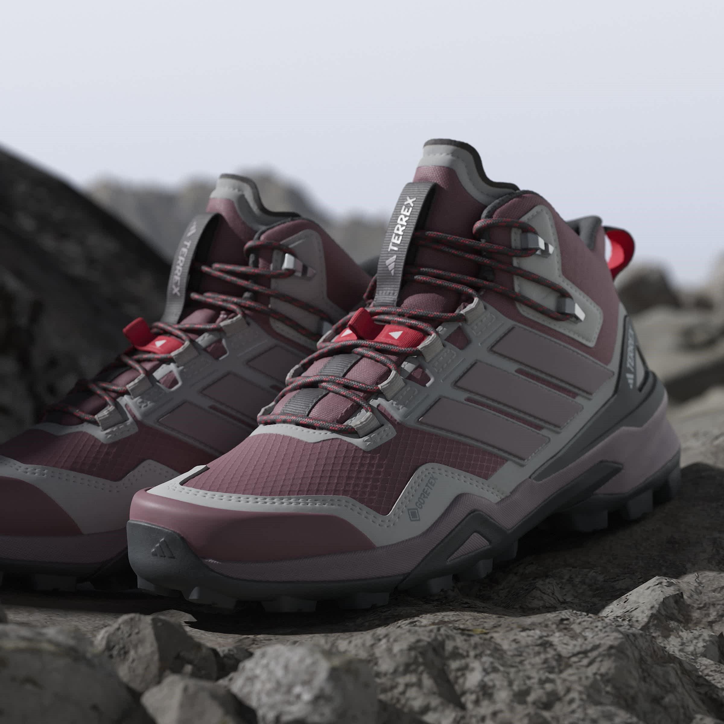 Crmsn/Fig/Gry - adidas - Non-Waterproof Hiking Boots - 16