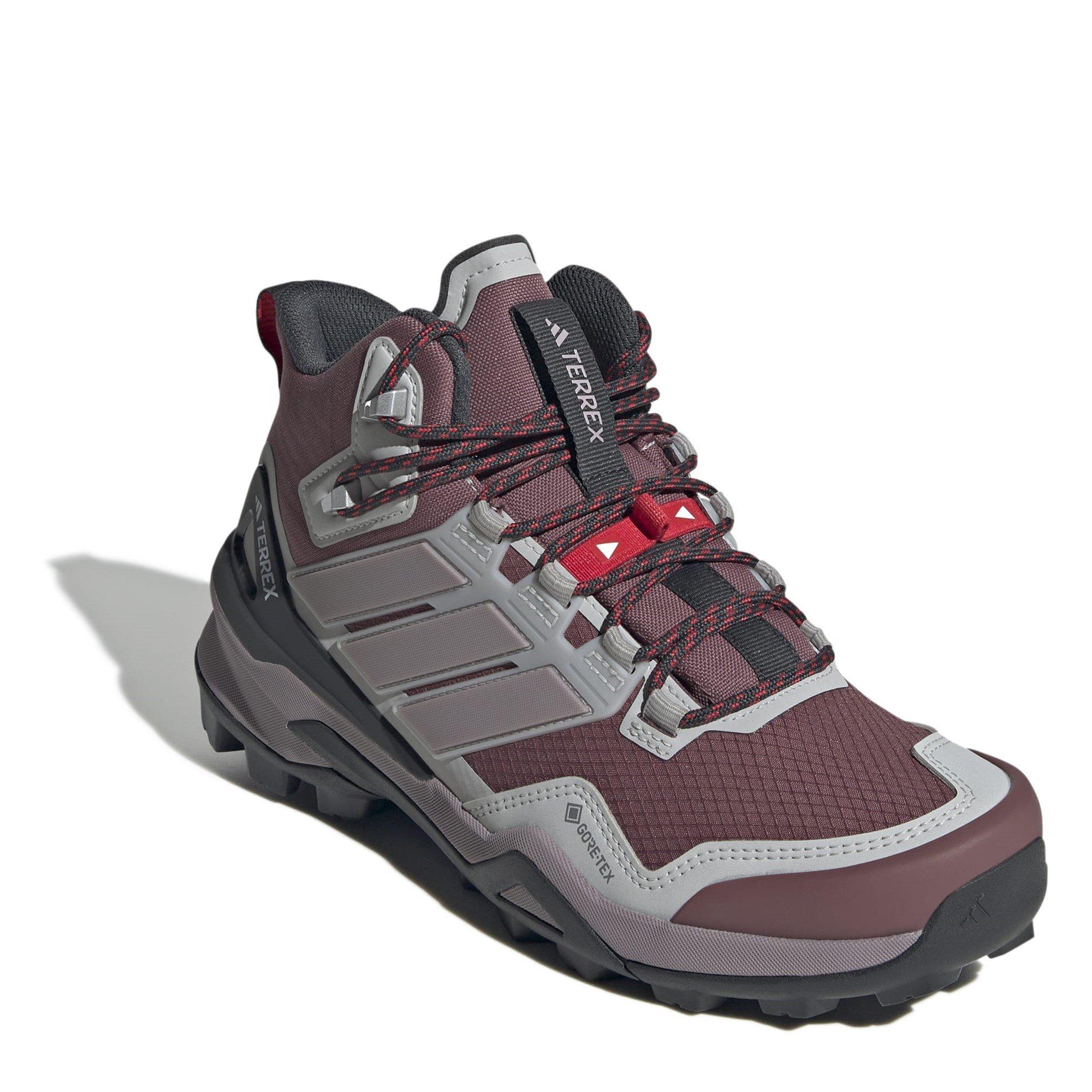 Crmsn/Fig/Gry - adidas - Non-Waterproof Hiking Boots - 3