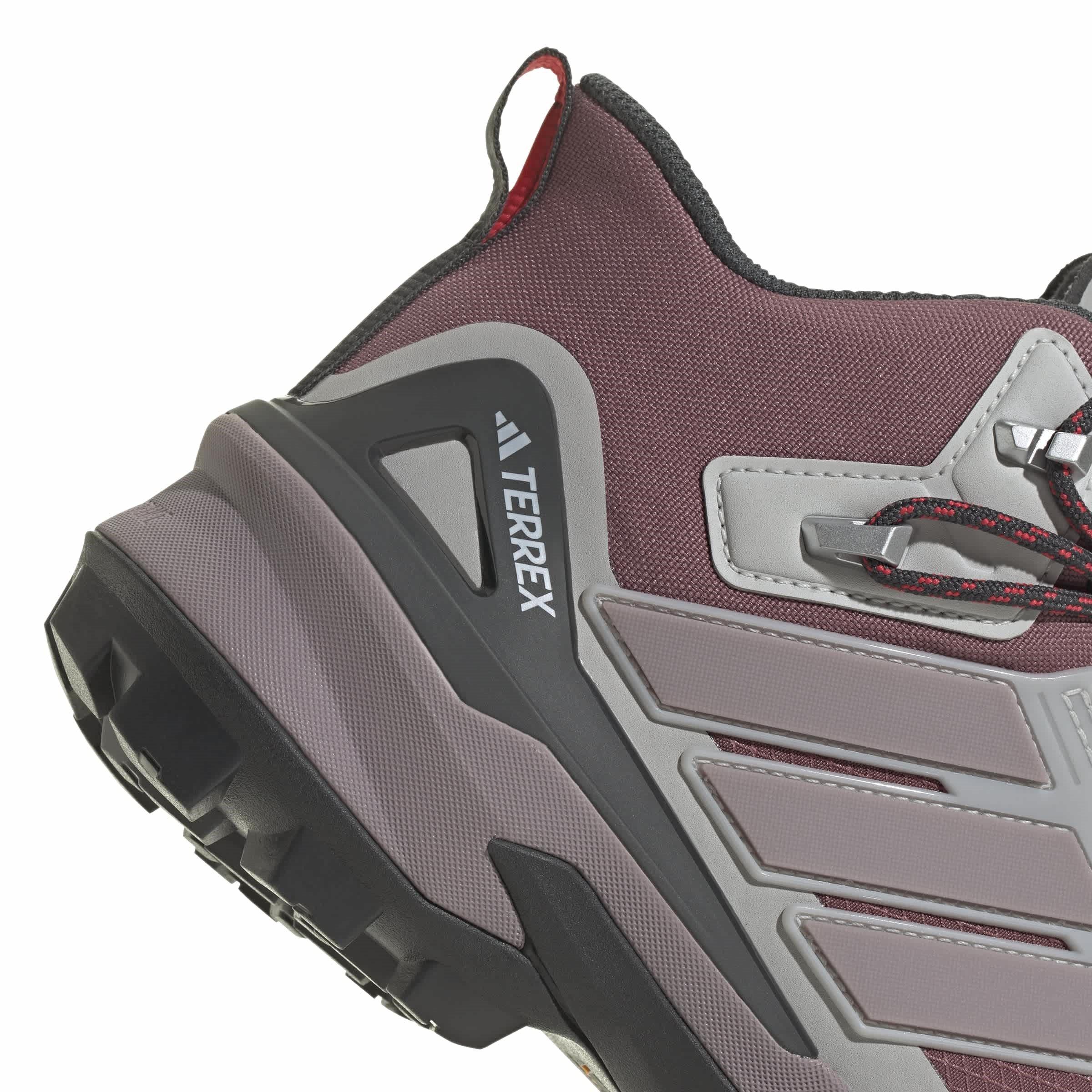 Crmsn/Fig/Gry - adidas - Non-Waterproof Hiking Boots - 8