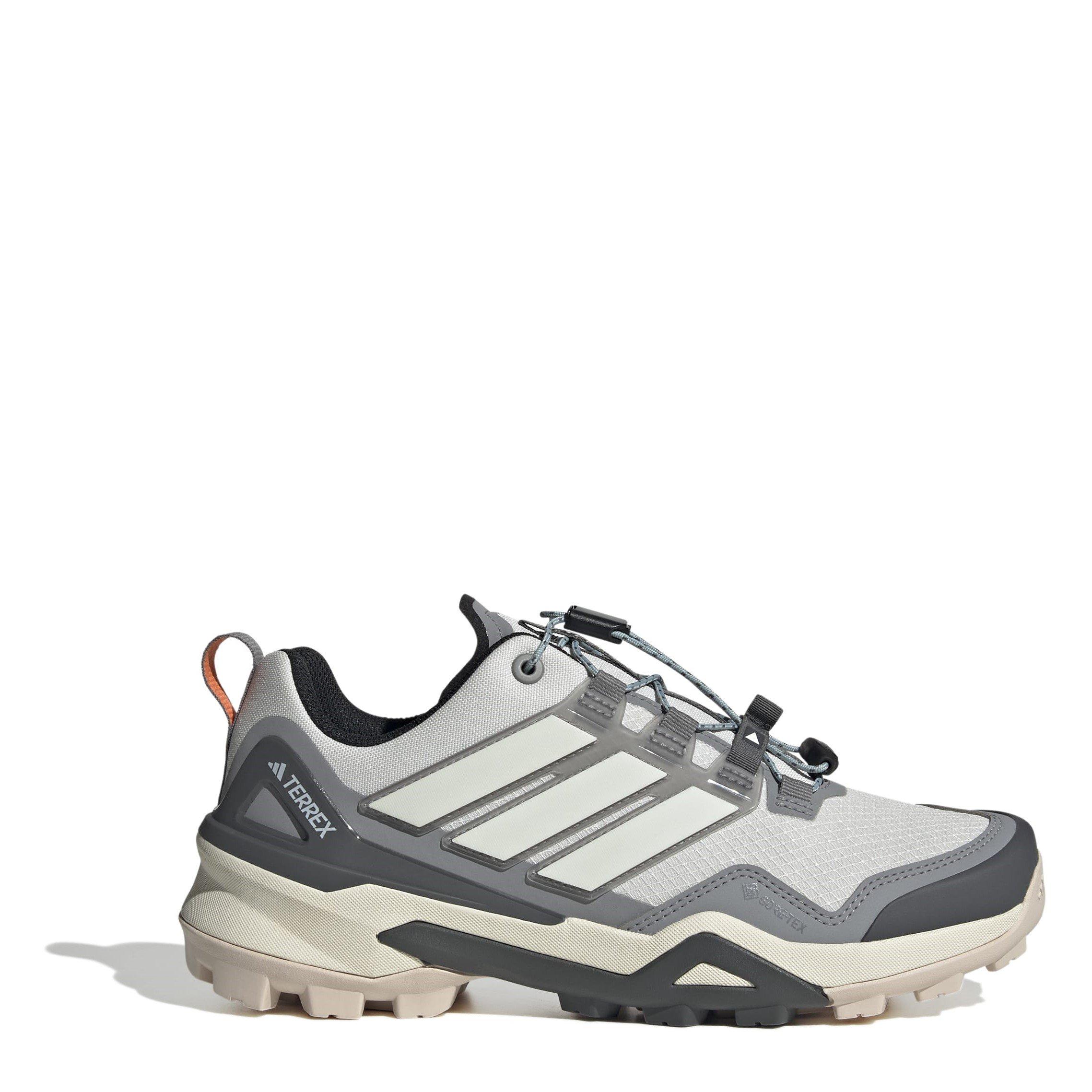 Adidas Women's Non-Waterproof Hiking Shoes - Grey/White/Grey - 7.5 (41.3)