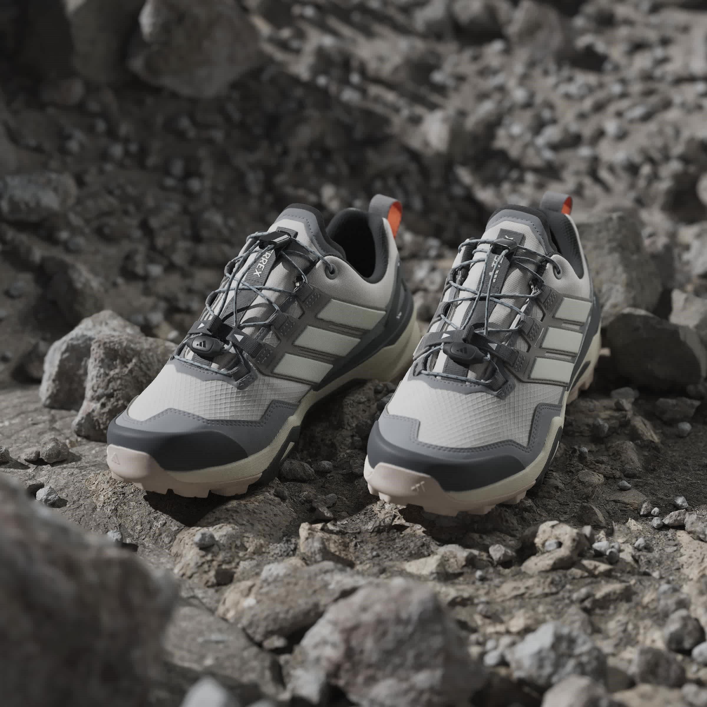 Grey/White/Grey - adidas - Women's Non-Waterproof Hiking Shoes - 12