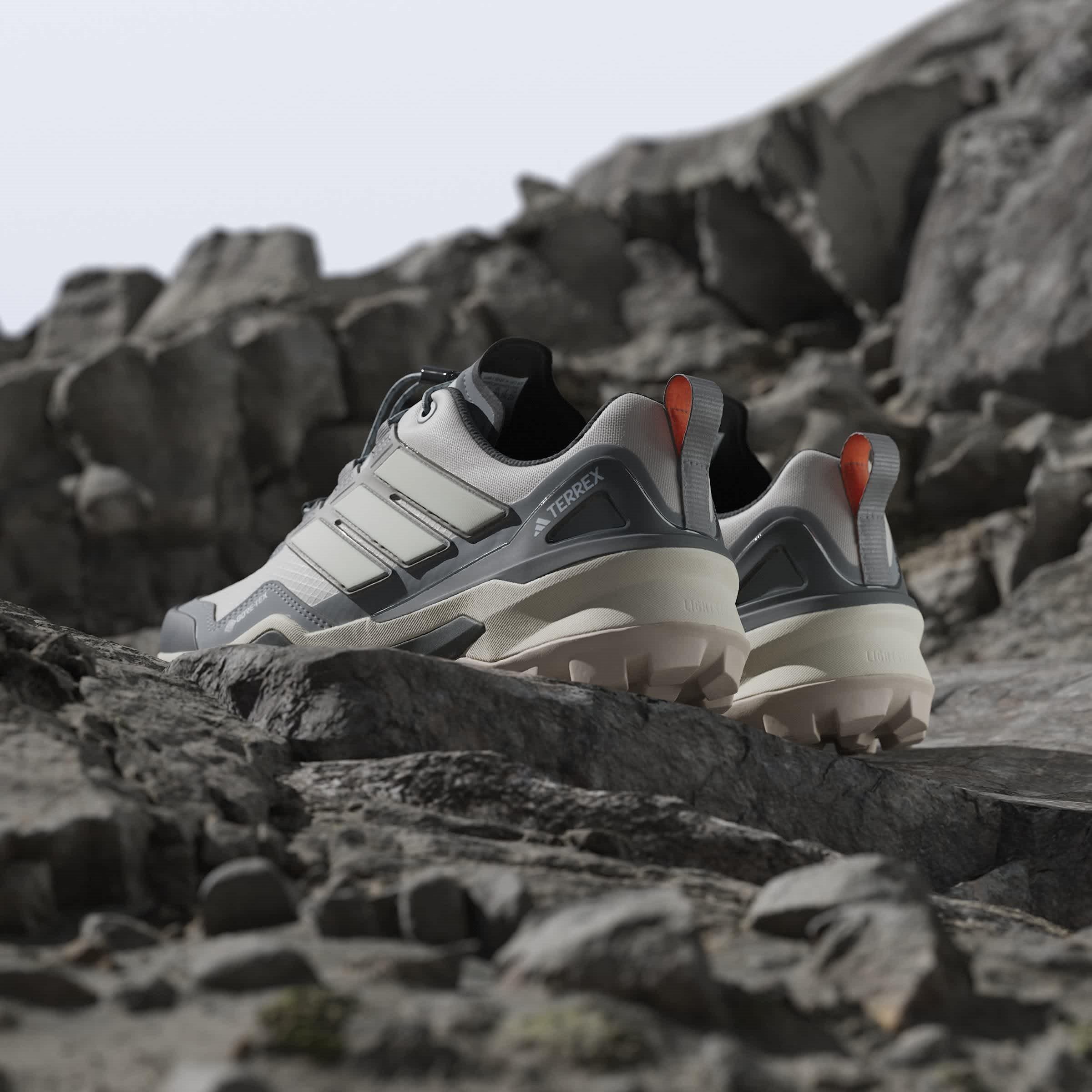 Grey/White/Grey - adidas - Women's Non-Waterproof Hiking Shoes - 13