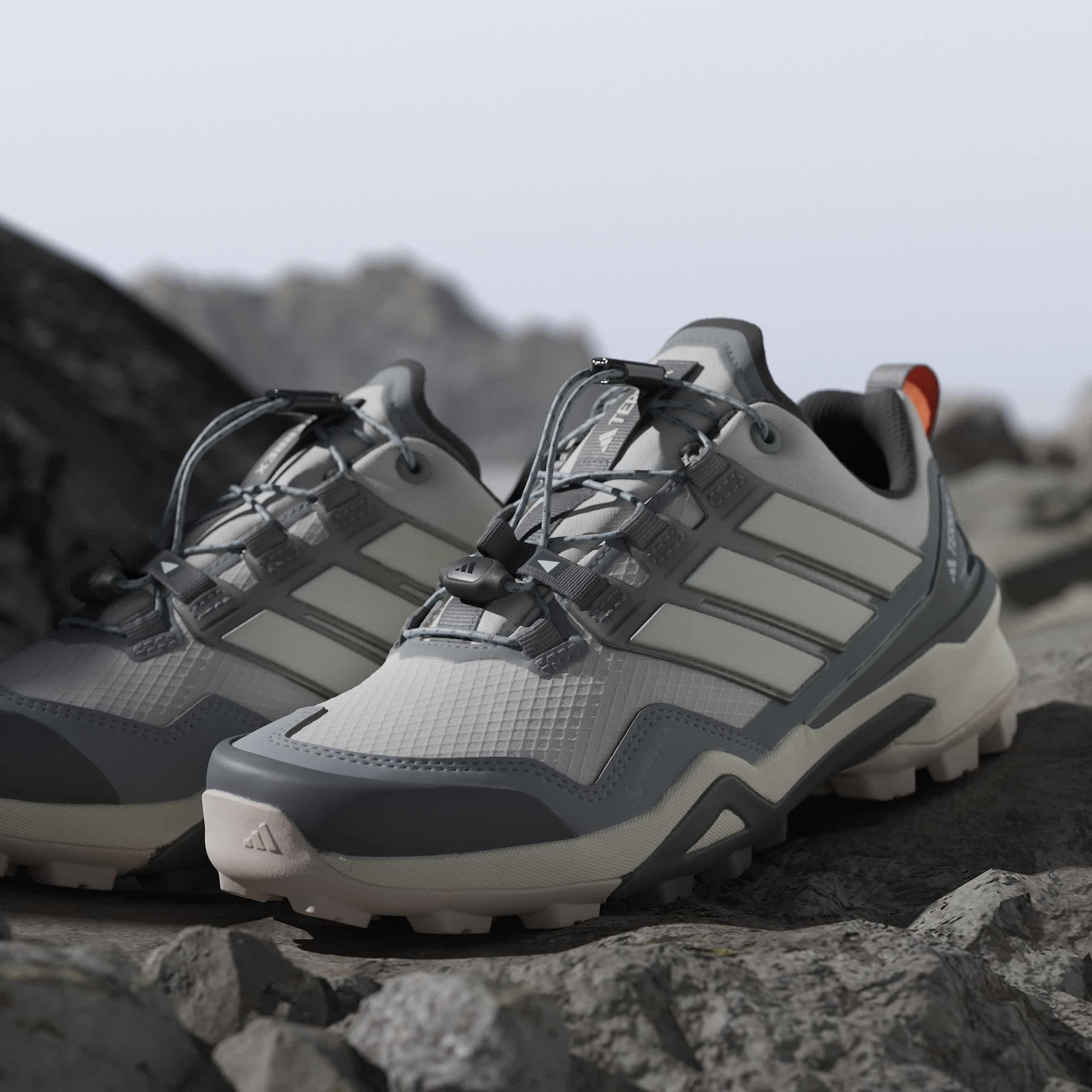 Grey/White/Grey - adidas - Women's Non-Waterproof Hiking Shoes - 16