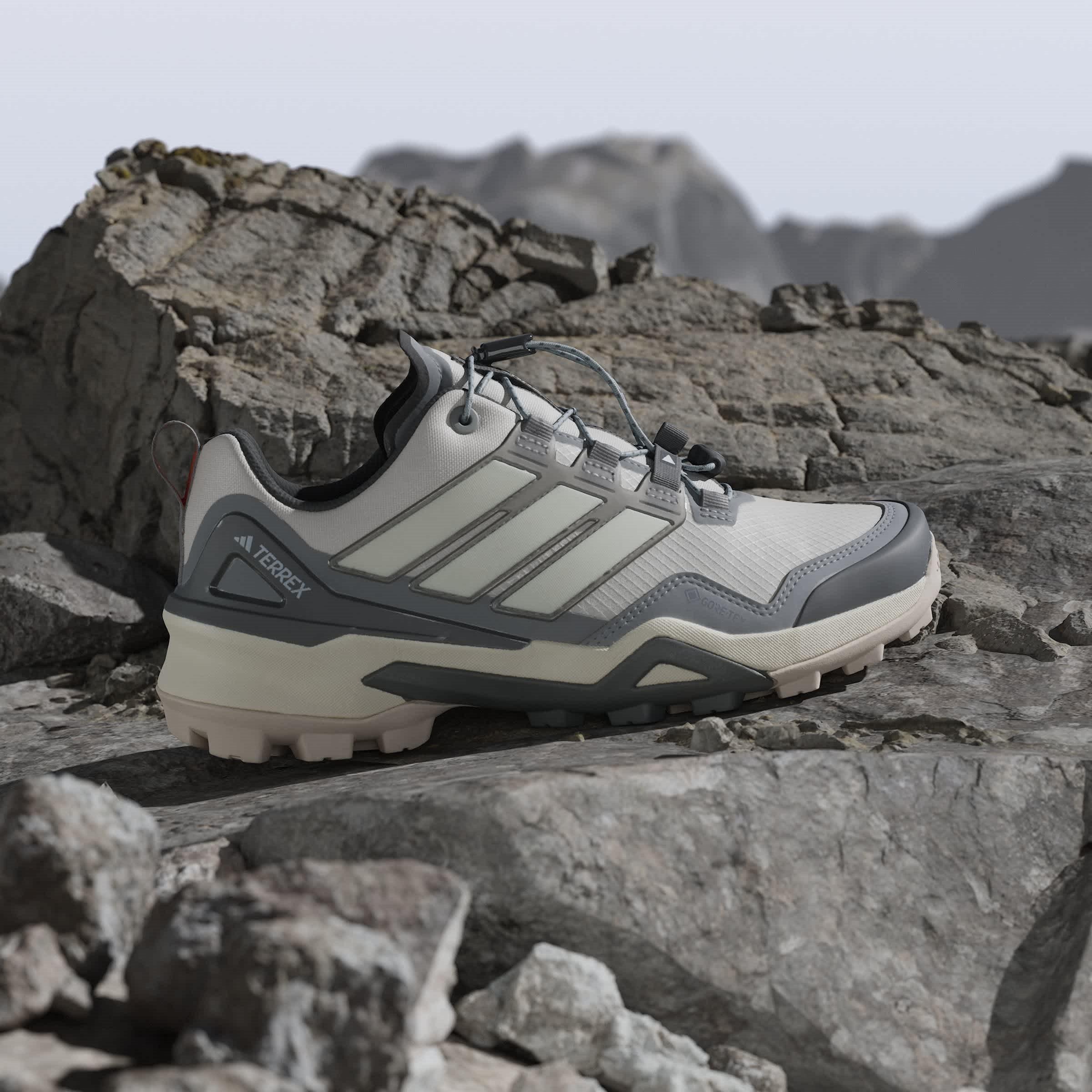 Grey/White/Grey - adidas - Women's Non-Waterproof Hiking Shoes - 10