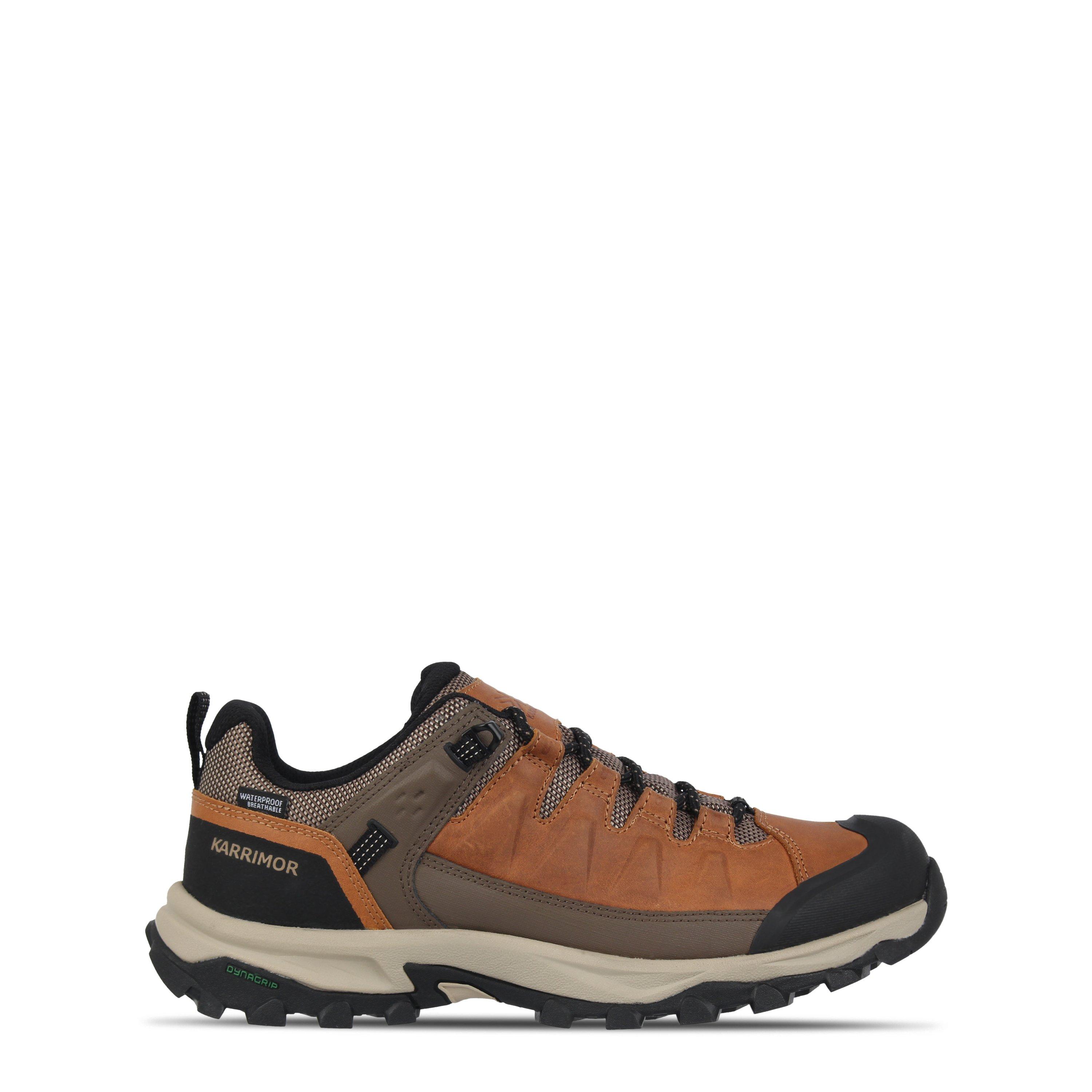 Karrimor Men's Logan Leather Waterproof Walking Shoe - Brown - 8.5 (42.5)
