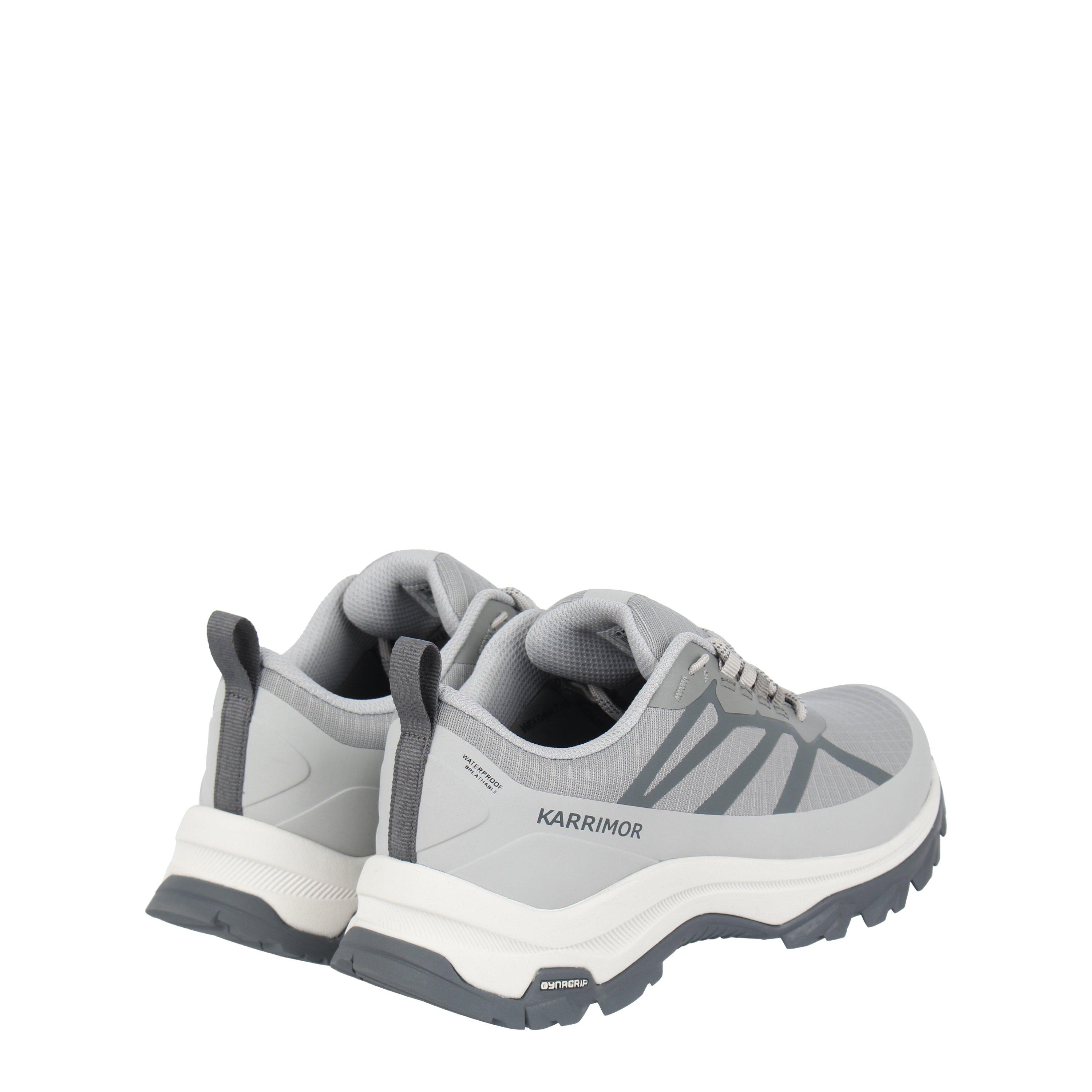 Grey/White - Karrimor - Pennine Waterproof Walking Shoe Womens - 4