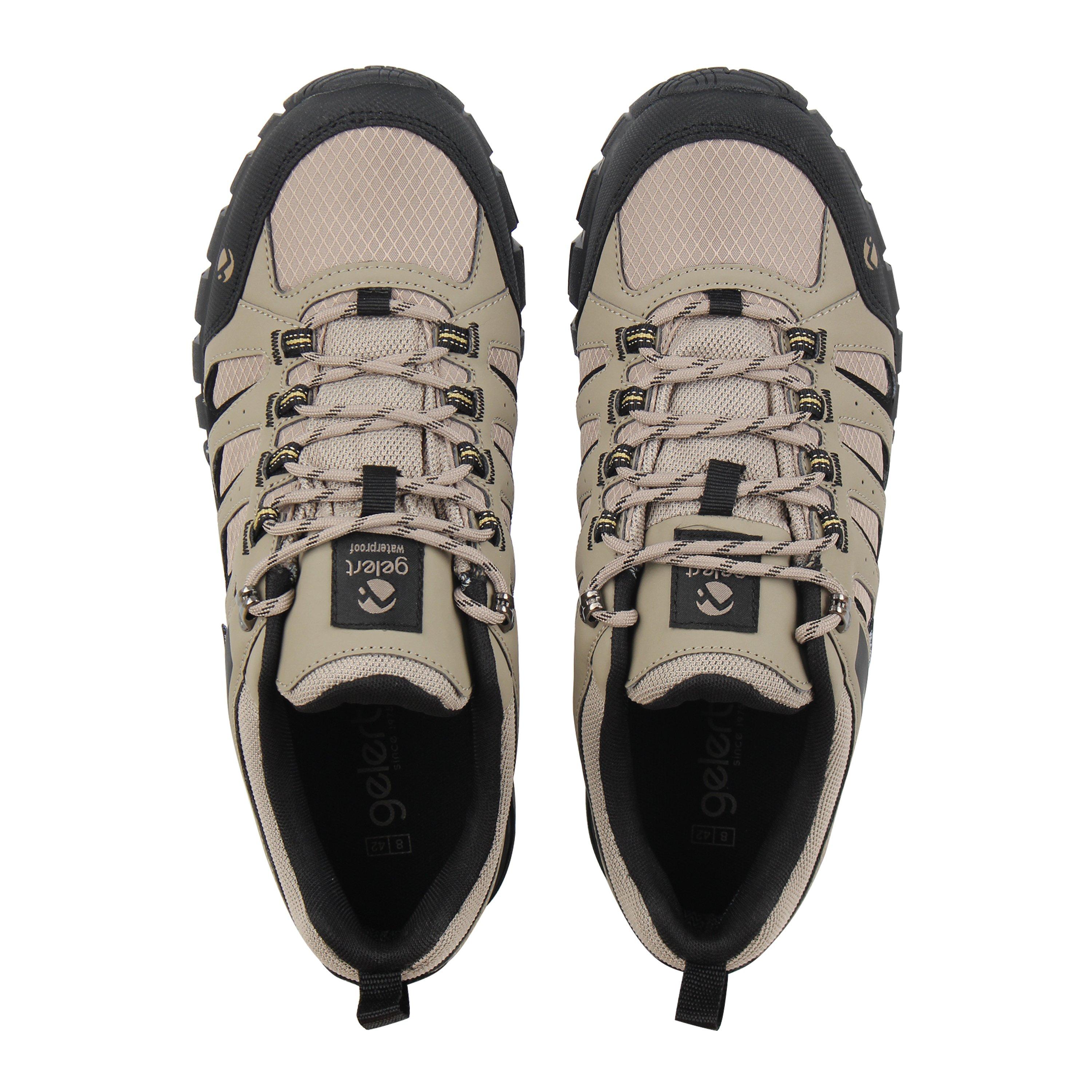 Stein/Schwarz - Gelert - Ridgeway Waterproof Walking Shoes Mens - 5