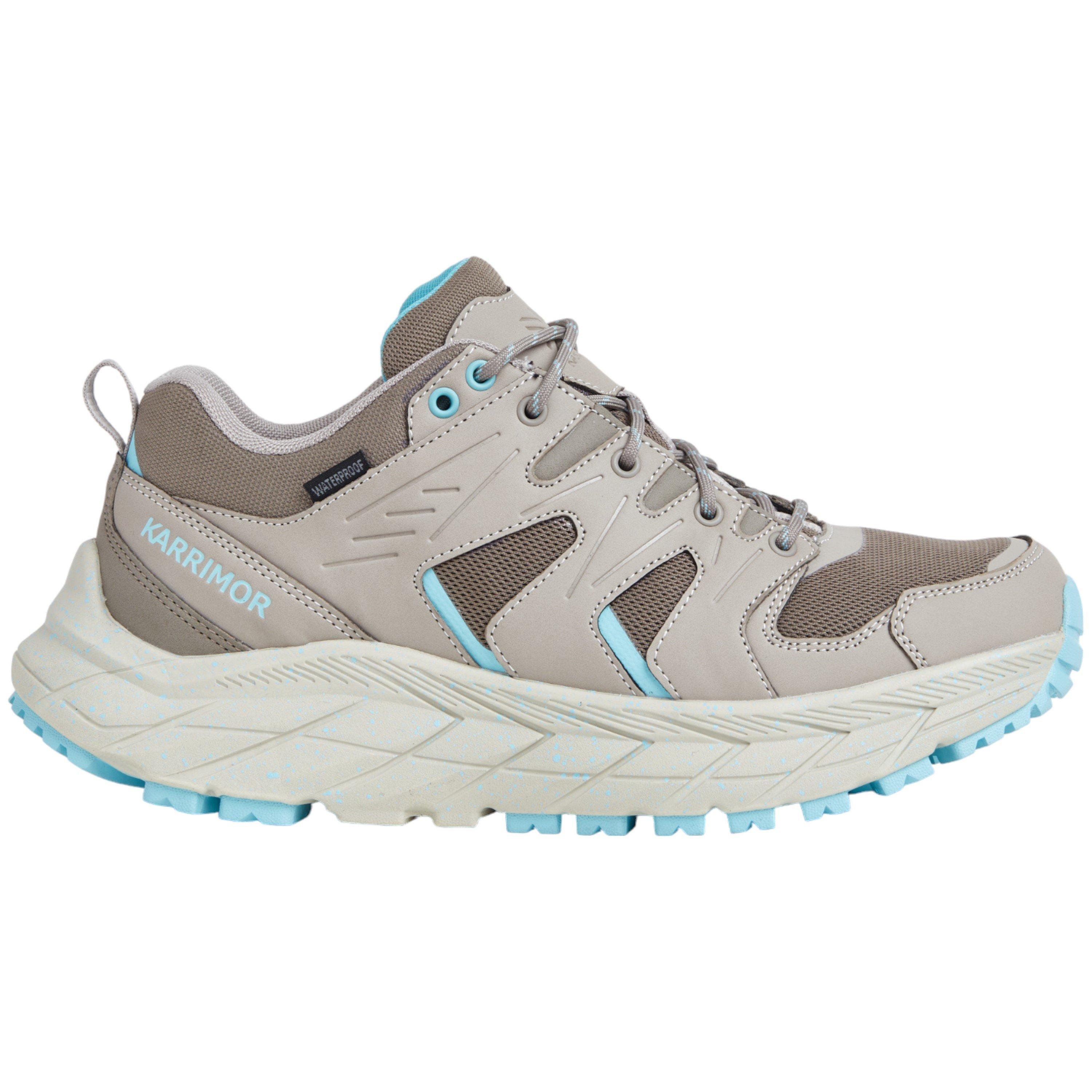 Taupe/Teal - Karrimor - Women's Waterproof Hiking Shoes - 1