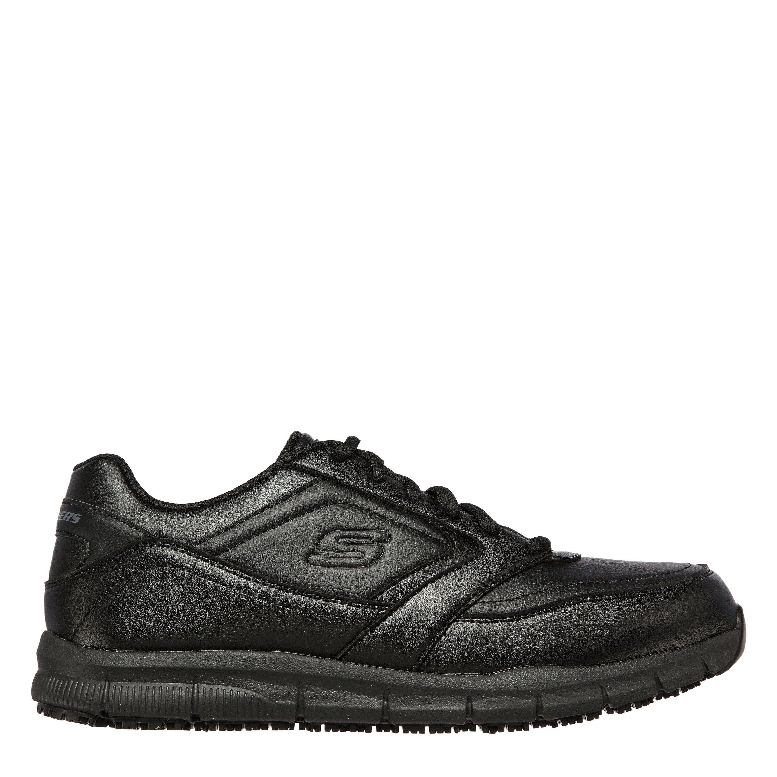 Crna - Skechers - Work Relaxed Fit: Nampa SR Work Trainers Mens - 1