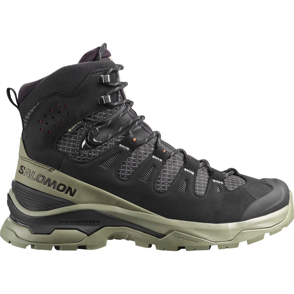 Salomon Men's Quest 5 Gtx Hiking Boot - Black/Lichen - 10.5 (45.3)