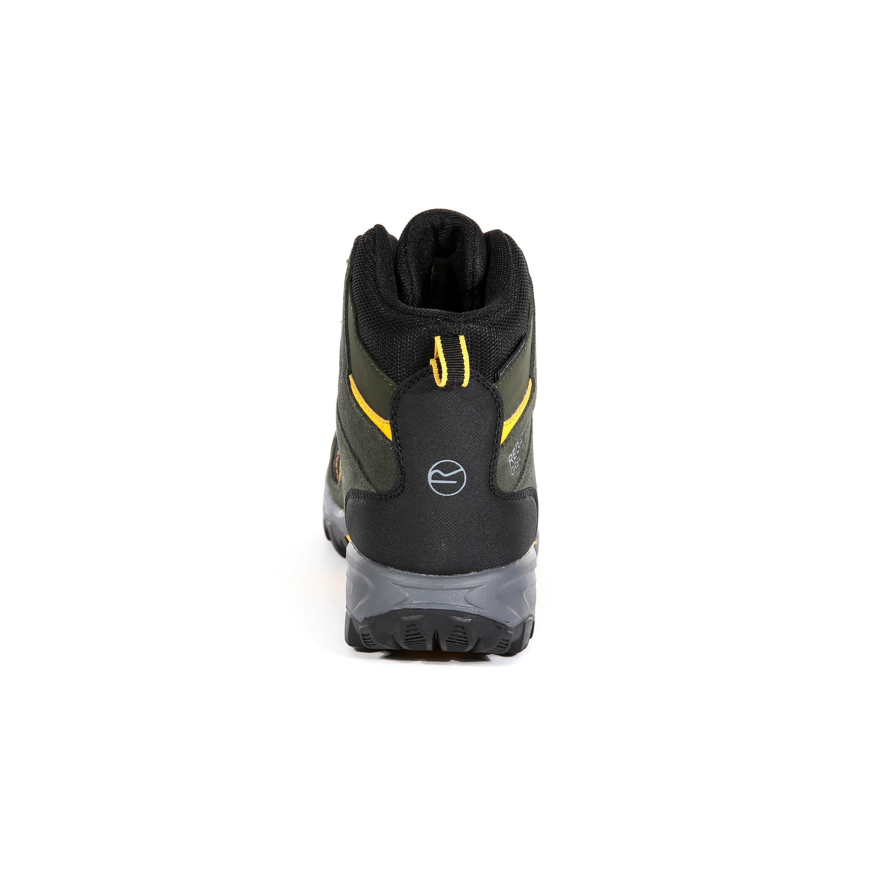 DkKhaki/Gold - Regatta - Clydebank Suede Waterproof Hiking Boot - 3