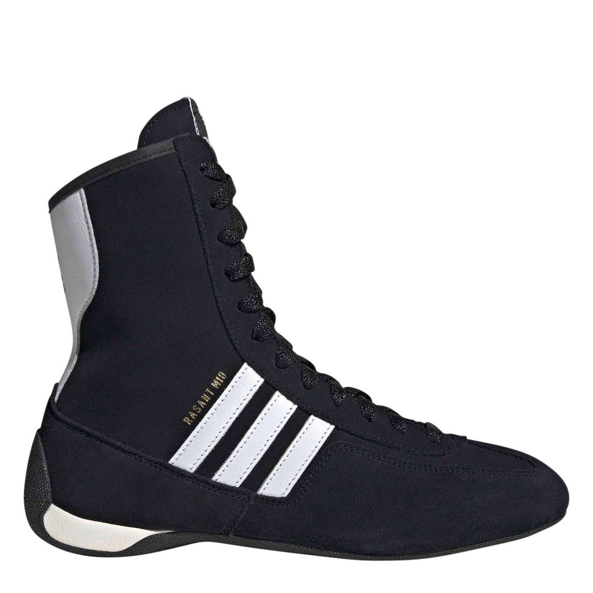Cblack/Ftwwht - adidas - Women's Rasant Mid Suede Hiking Boots - 1
