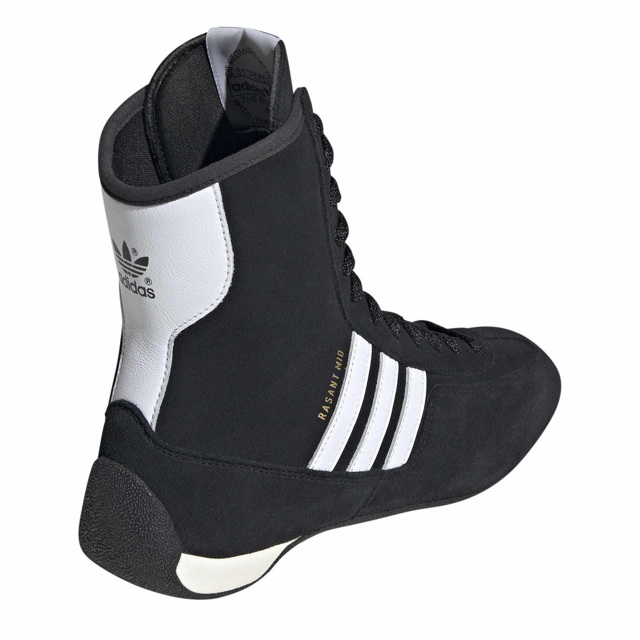 Cblack/Ftwwht - adidas - Women's Rasant Mid Suede Hiking Boots - 4