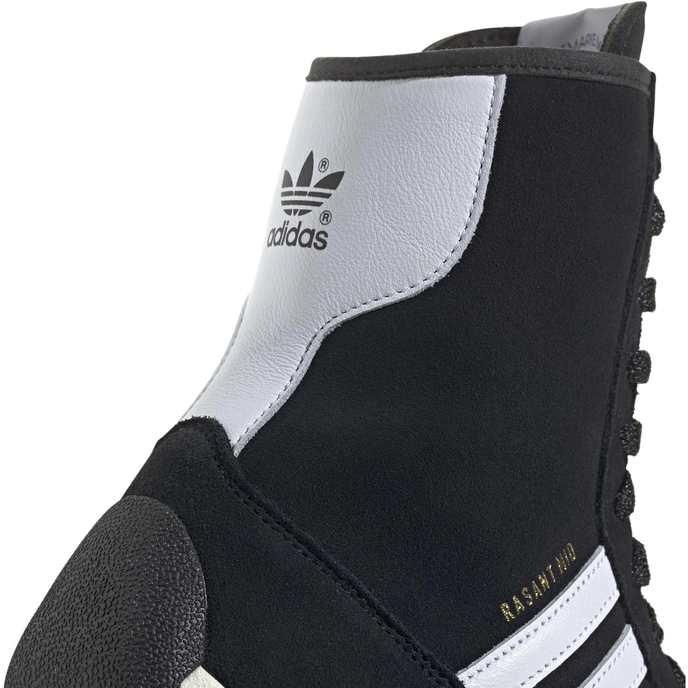 Cblack/Ftwwht - adidas - Women's Rasant Mid Suede Hiking Boots - 8