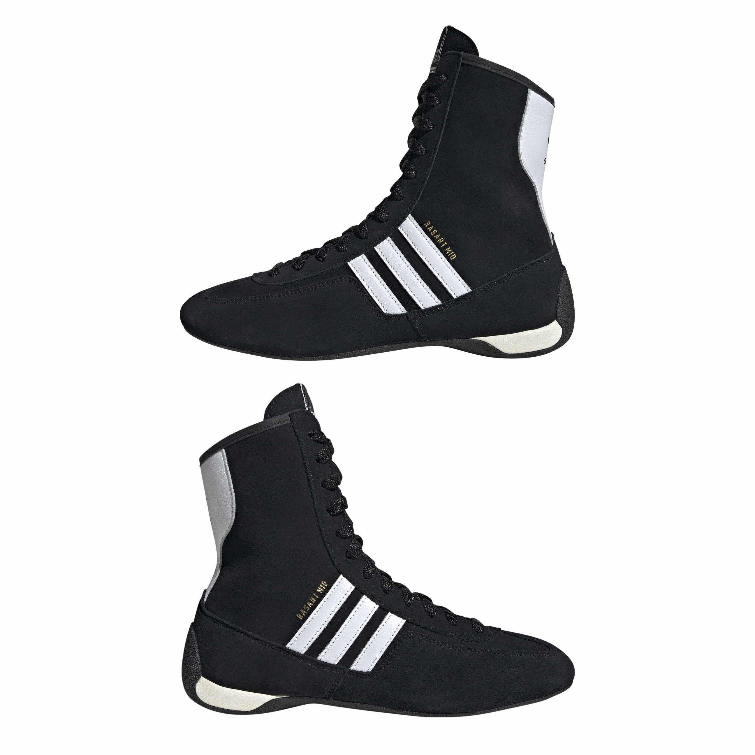 Cblack/Ftwwht - adidas - Women's Rasant Mid Suede Hiking Boots - 9